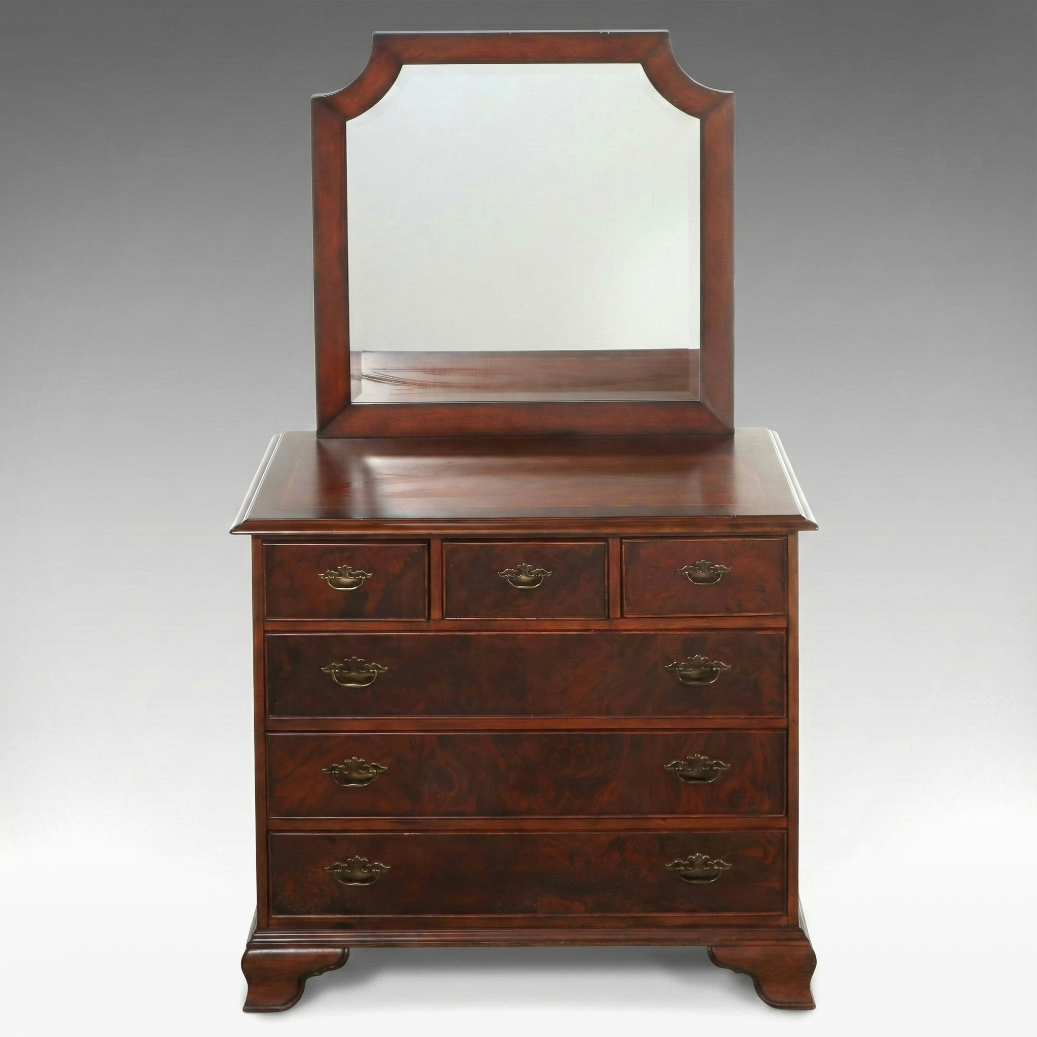 Continents By Broyhill Federal Style Mahogany Gentleman's Dresser
