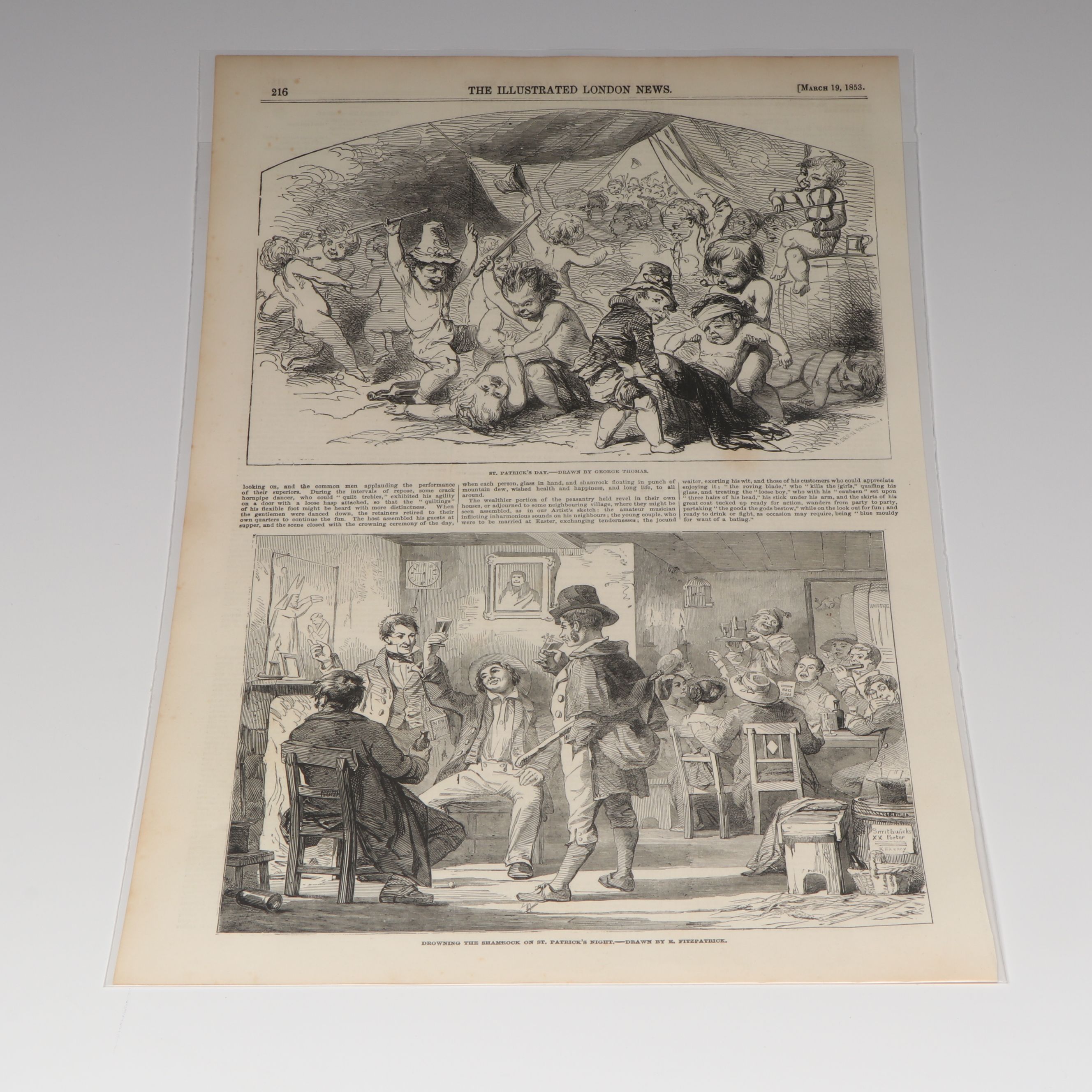 Saint Patrick's Day Postcards, Die Cuts and More Ephemera