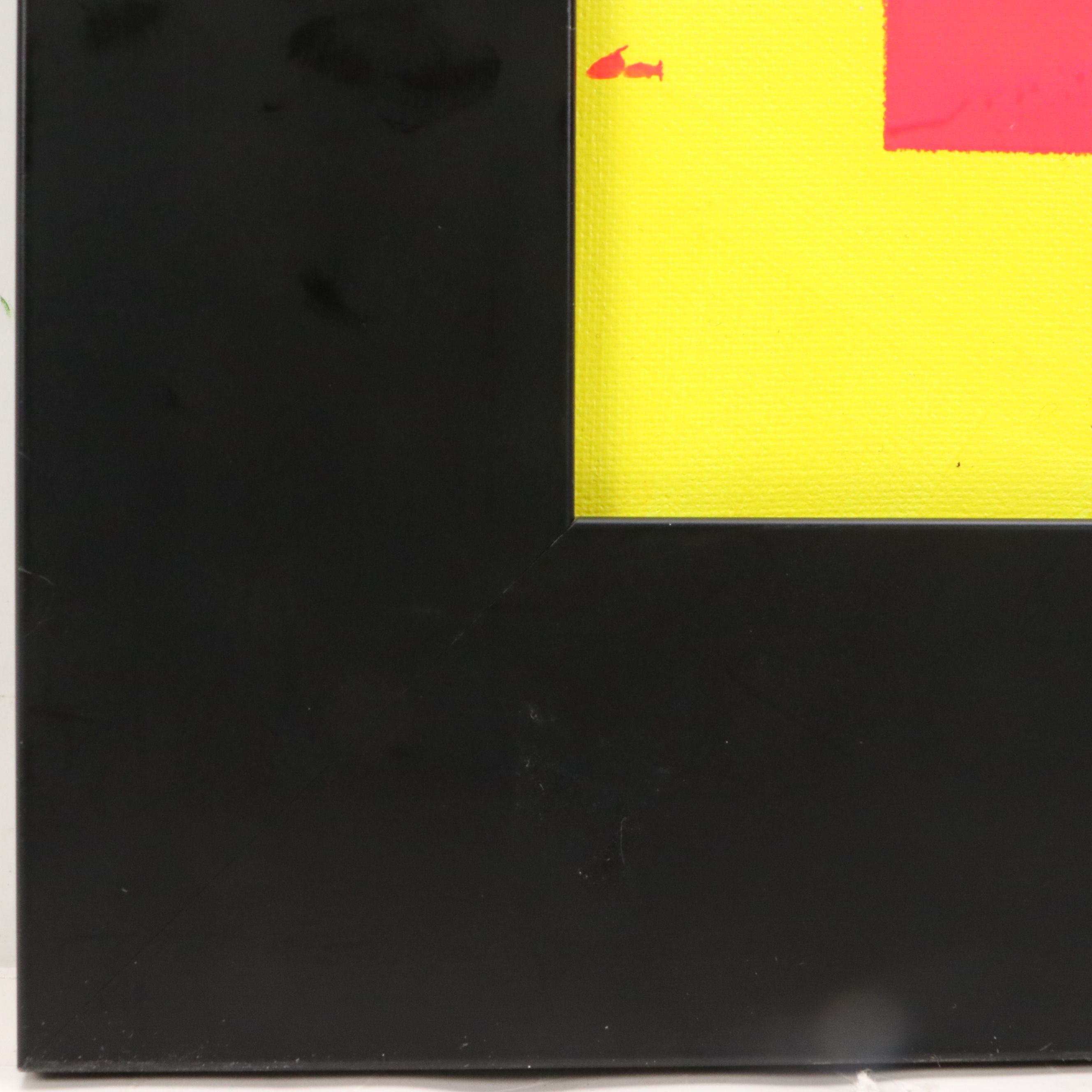 Milagros Pongo Abstract Mixed Media Painting, 21st Century