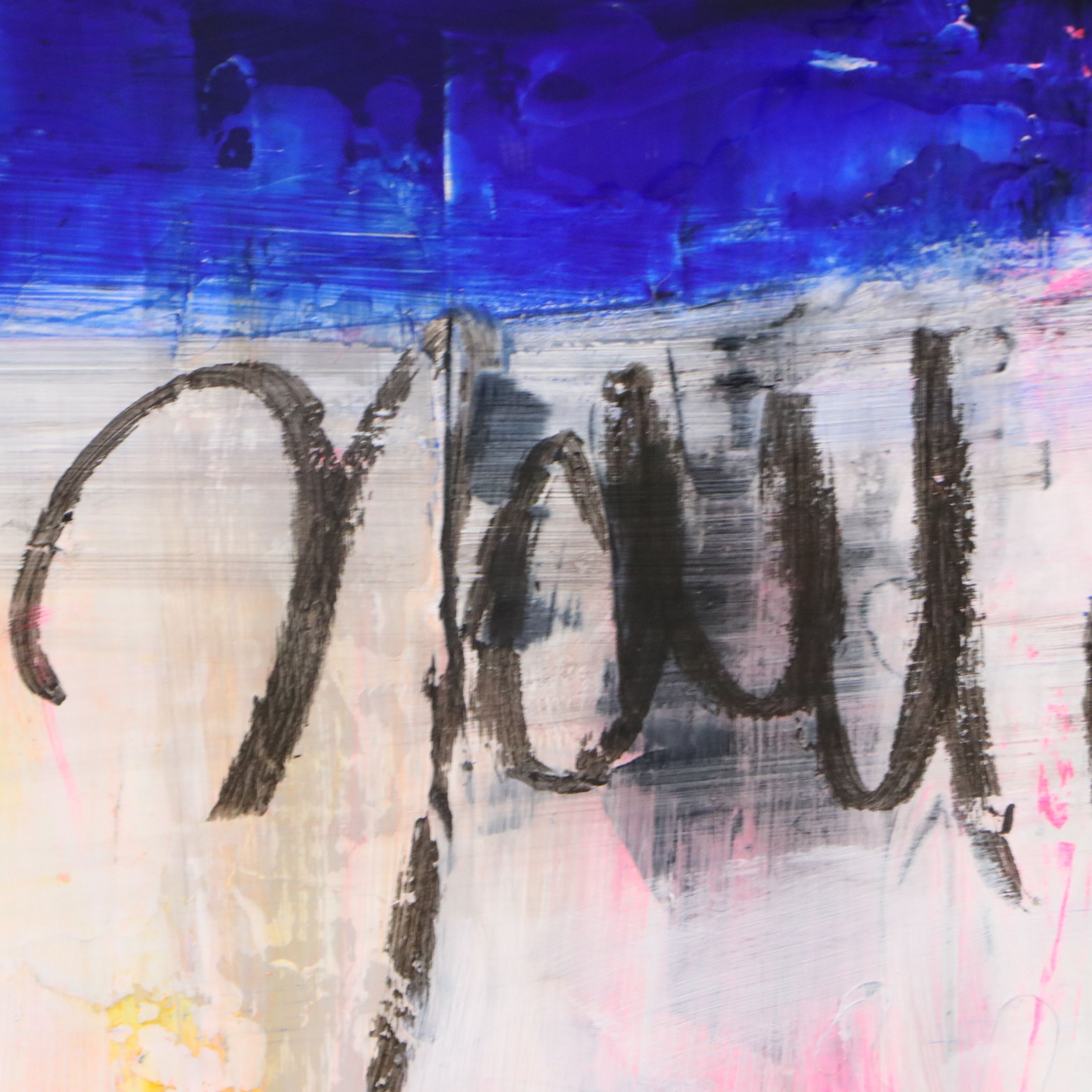 Milagros Pongo Mixed Media Abstract Painting, 2024