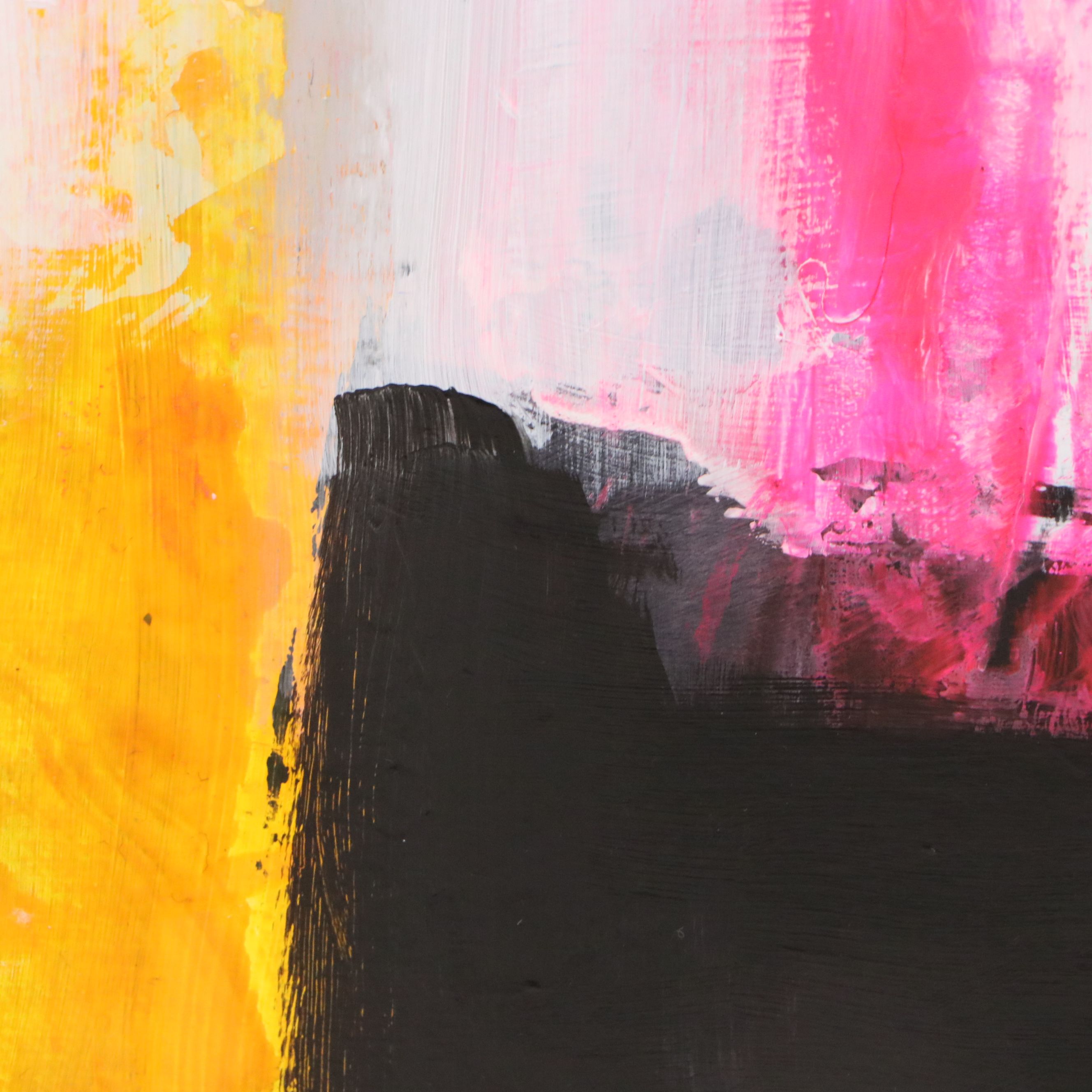 Milagros Pongo Mixed Media Abstract Painting, 2024