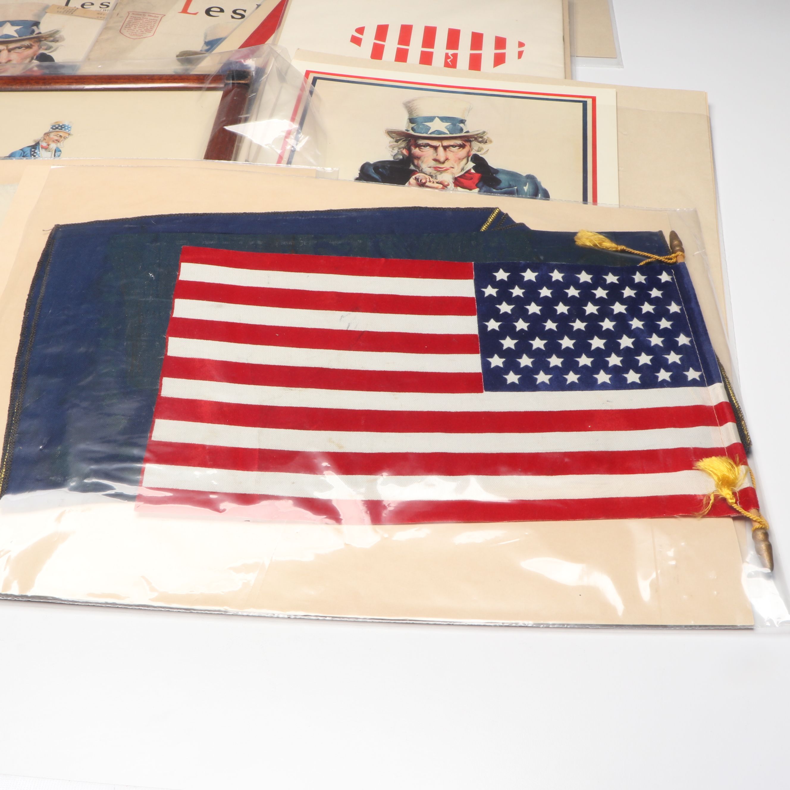 Leslie's Magazine "The War in Pictures" and More Patriotic Ephemera and Décor