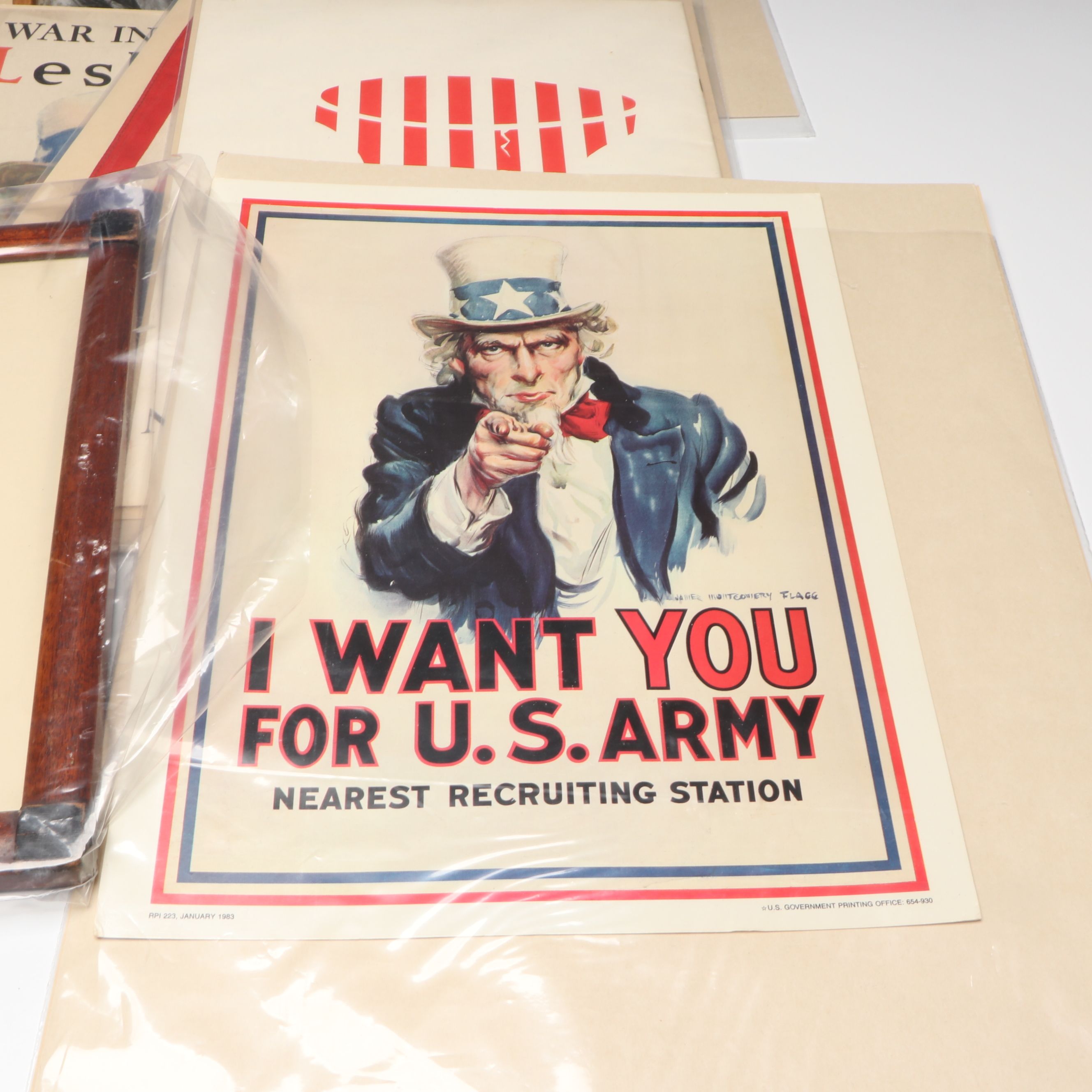 Leslie's Magazine "The War in Pictures" and More Patriotic Ephemera and Décor