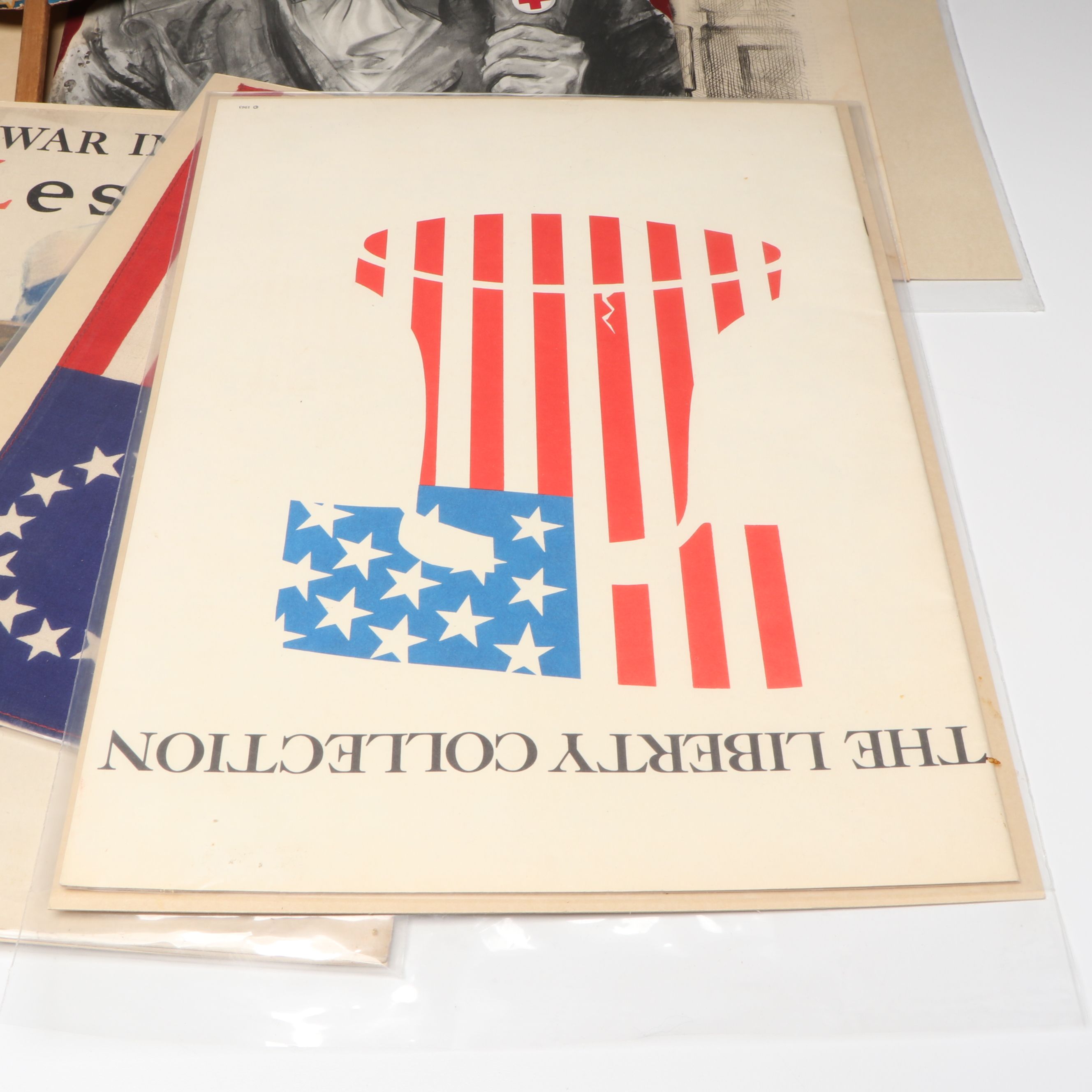 Leslie's Magazine "The War in Pictures" and More Patriotic Ephemera and Décor