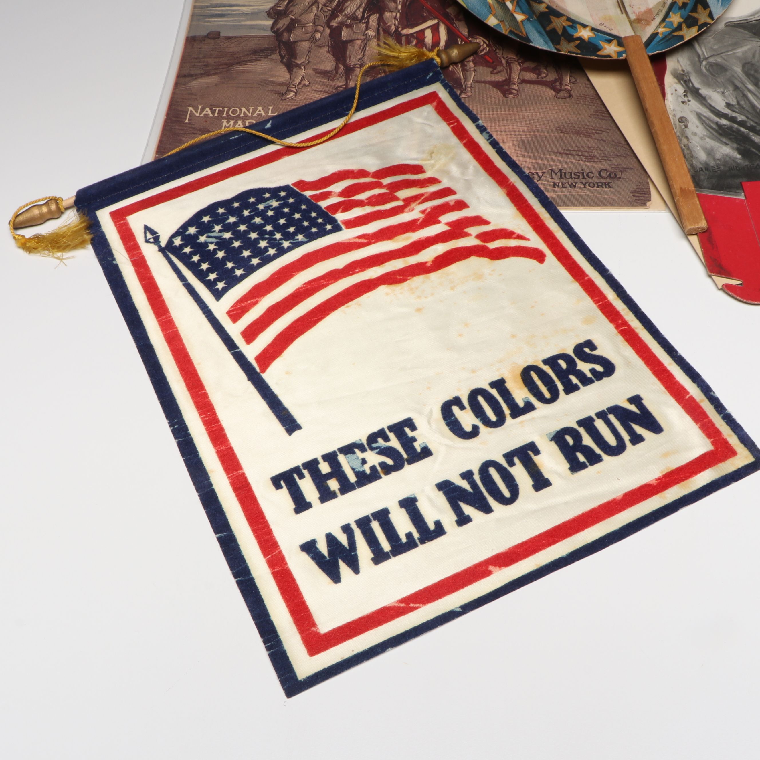 Leslie's Magazine "The War in Pictures" and More Patriotic Ephemera and Décor