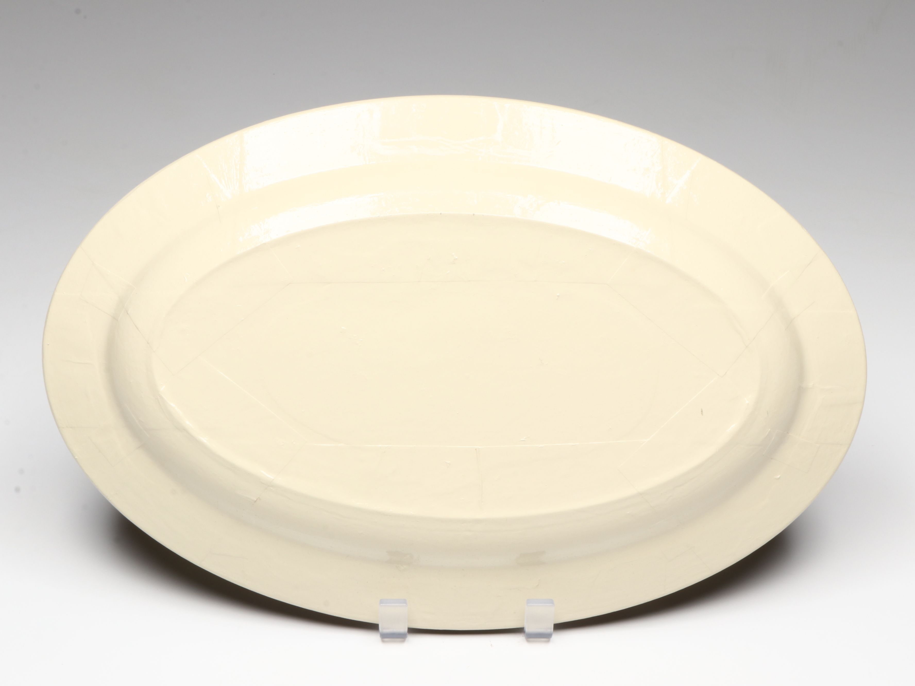 John Derian Octagonal Decoupage Glass Serving Platters