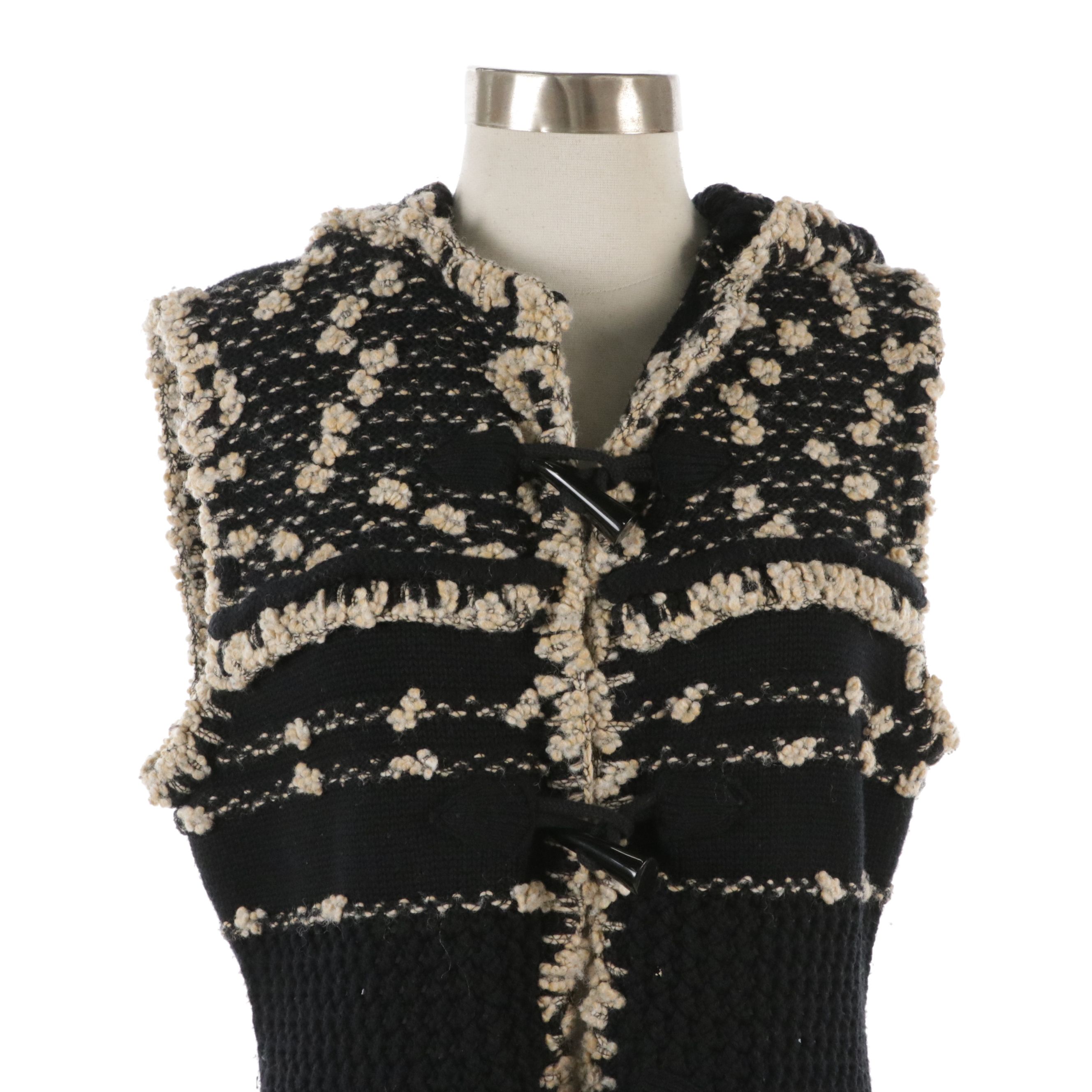 Carlisle Hooded Sweater Vest and Entro Plaid Zip Vest