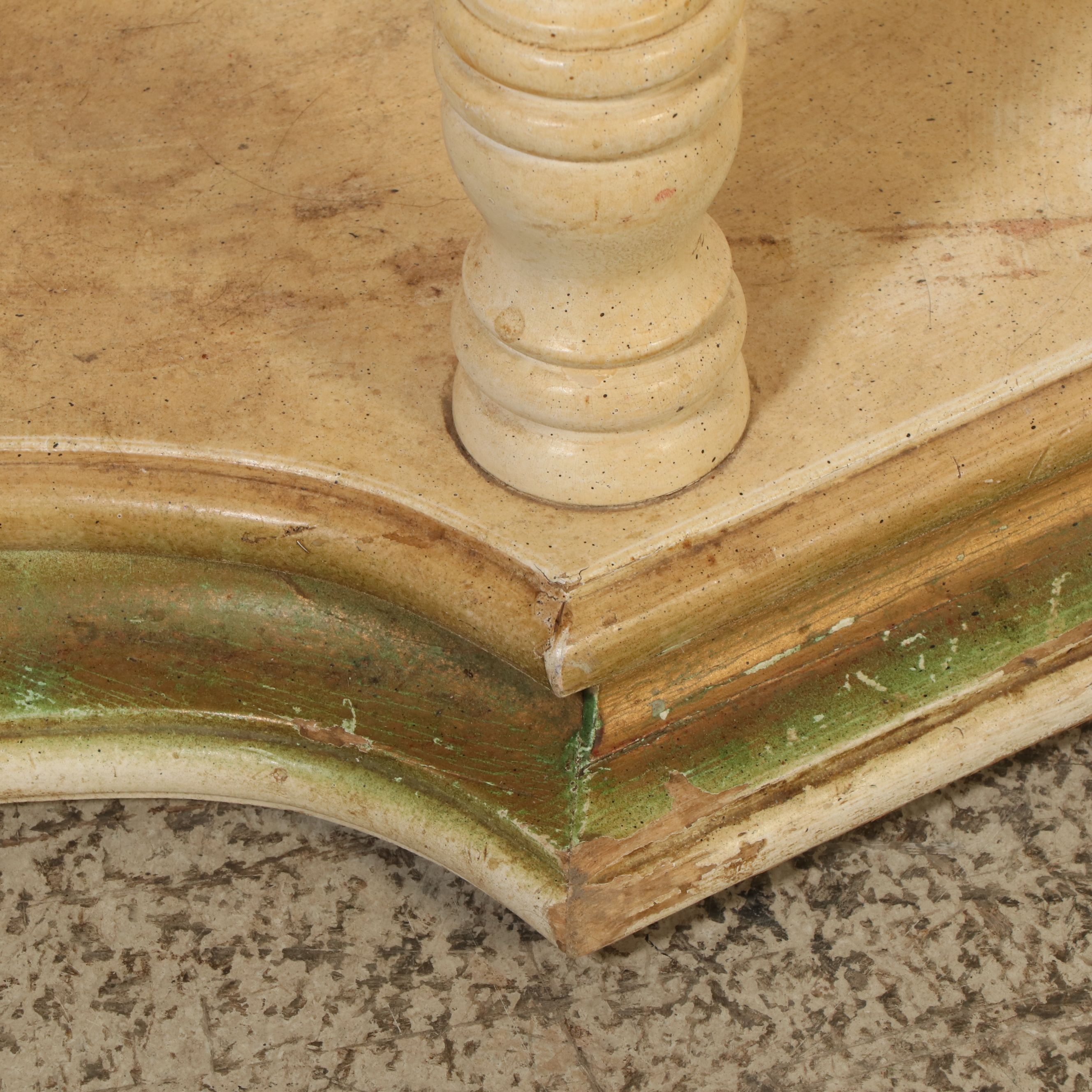 Victorian Style Painted Decorated Hall Tree