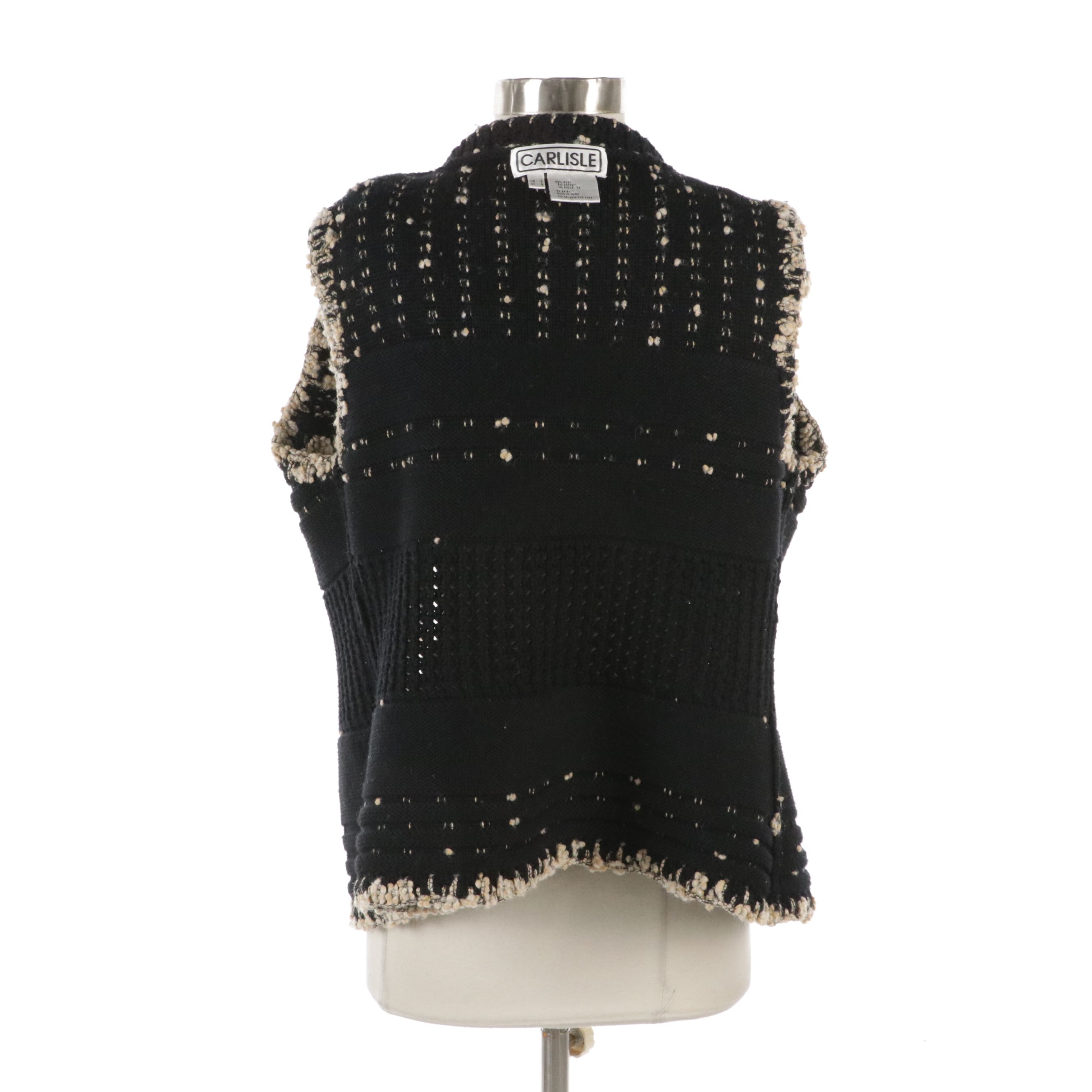 Carlisle Hooded Sweater Vest and Entro Plaid Zip Vest