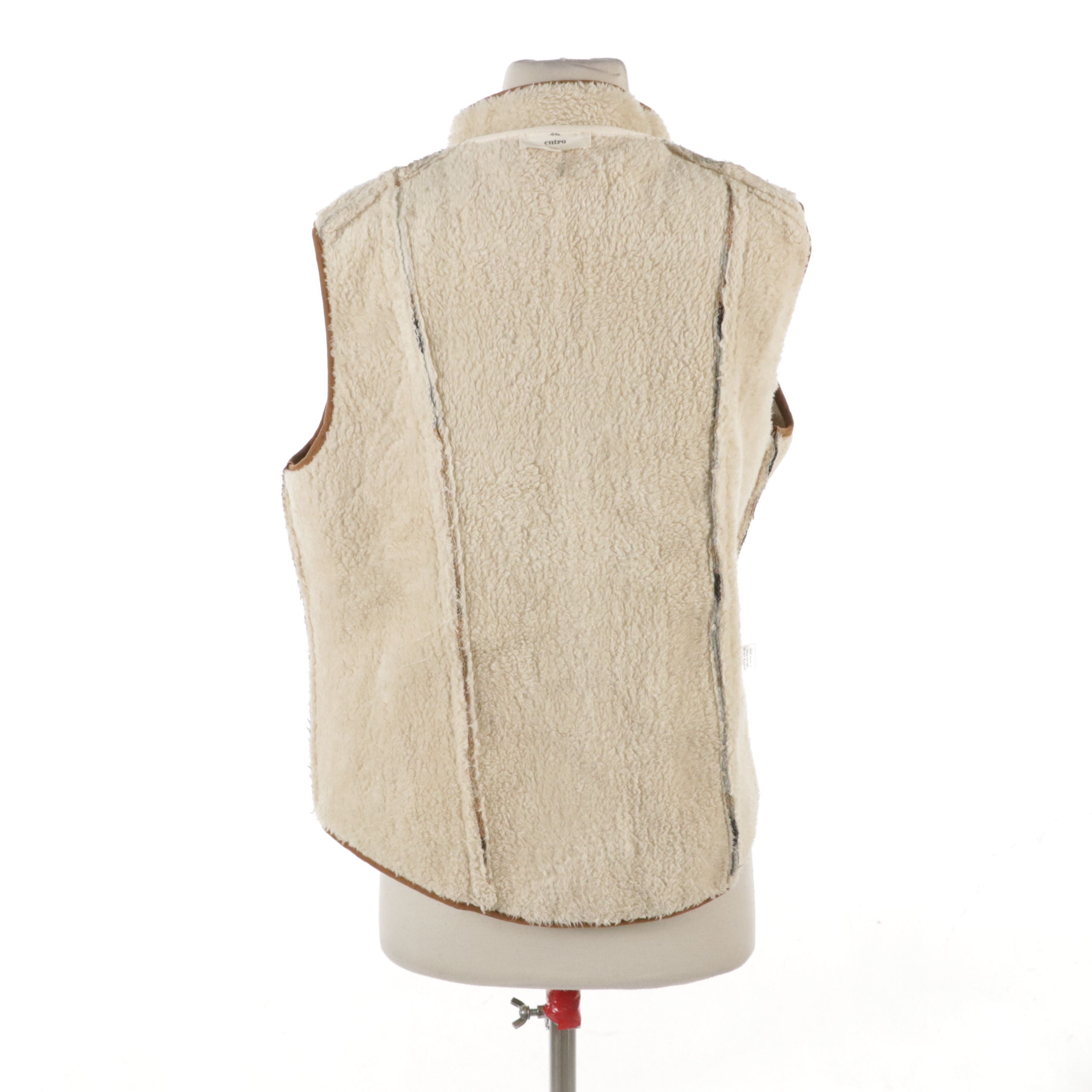 Carlisle Hooded Sweater Vest and Entro Plaid Zip Vest