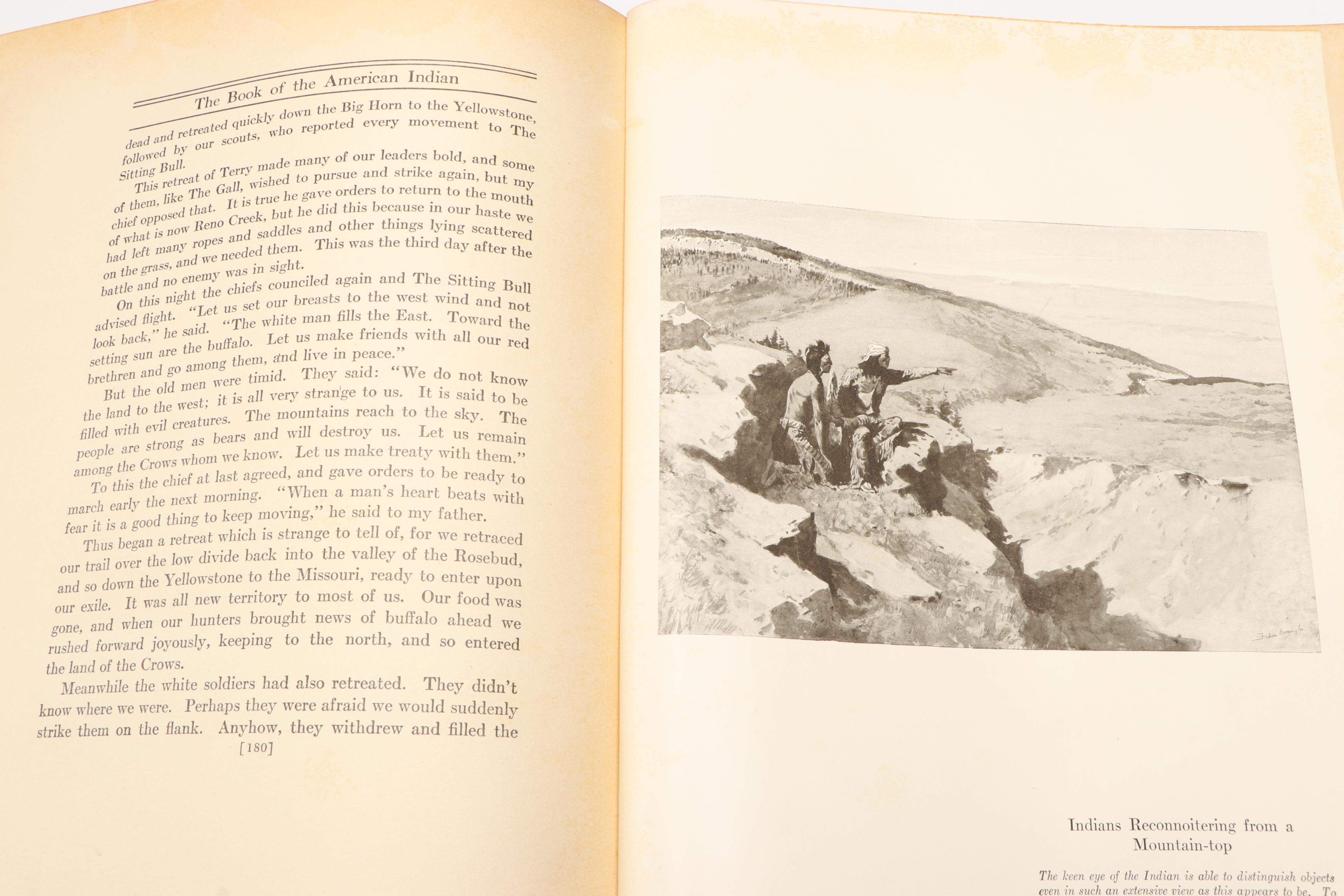 First Edition "The Book of the American Indian" by Hamlin Garland, 1923