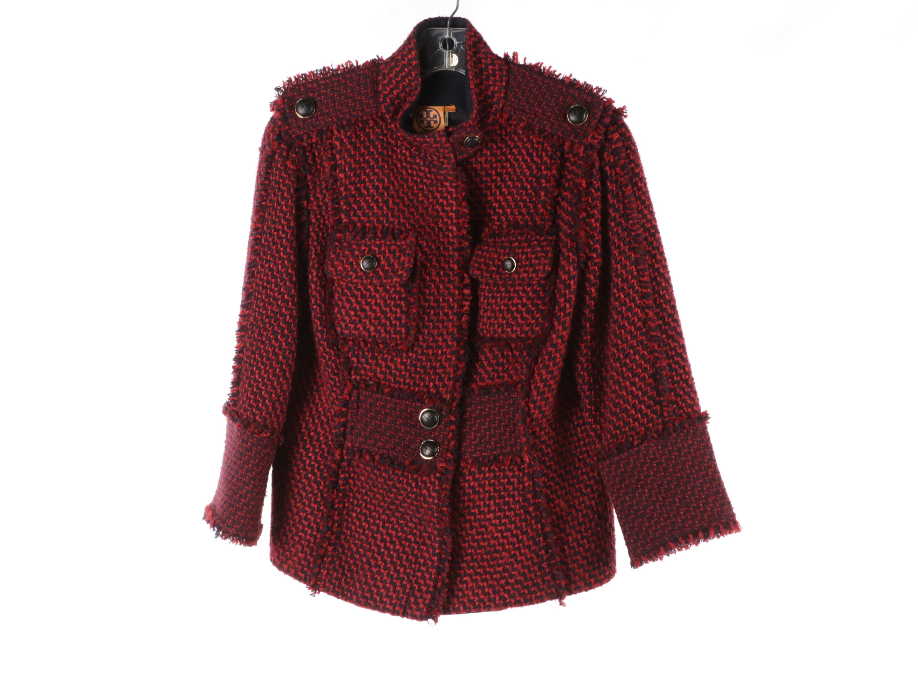 Brooks Brothers Blazer, Akris punto Ribbed Jacket, and Tory Burch Tweed Jacket