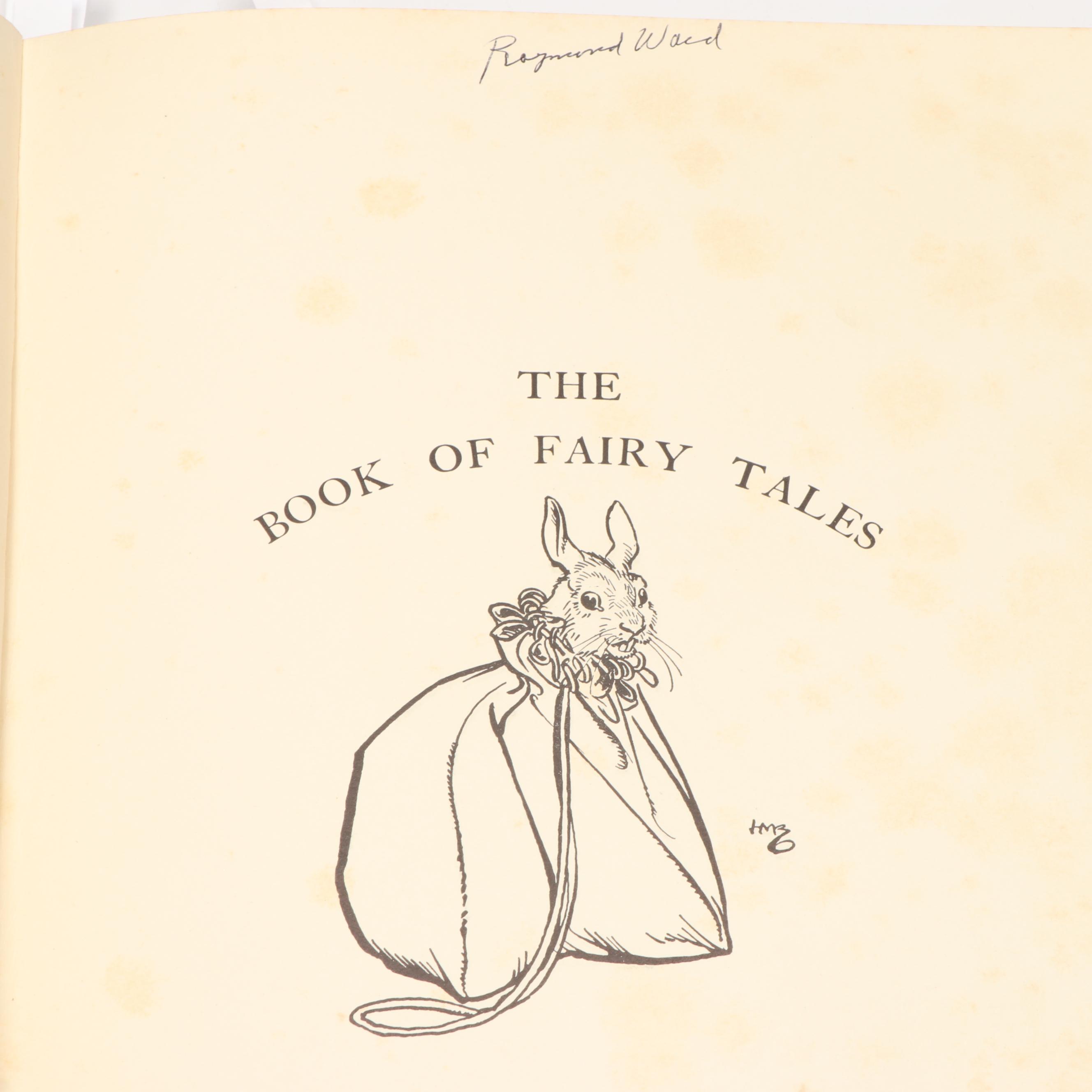 Illustrated "The Book of Fairy Tales" by H. M. Brock, Early 20th Century
