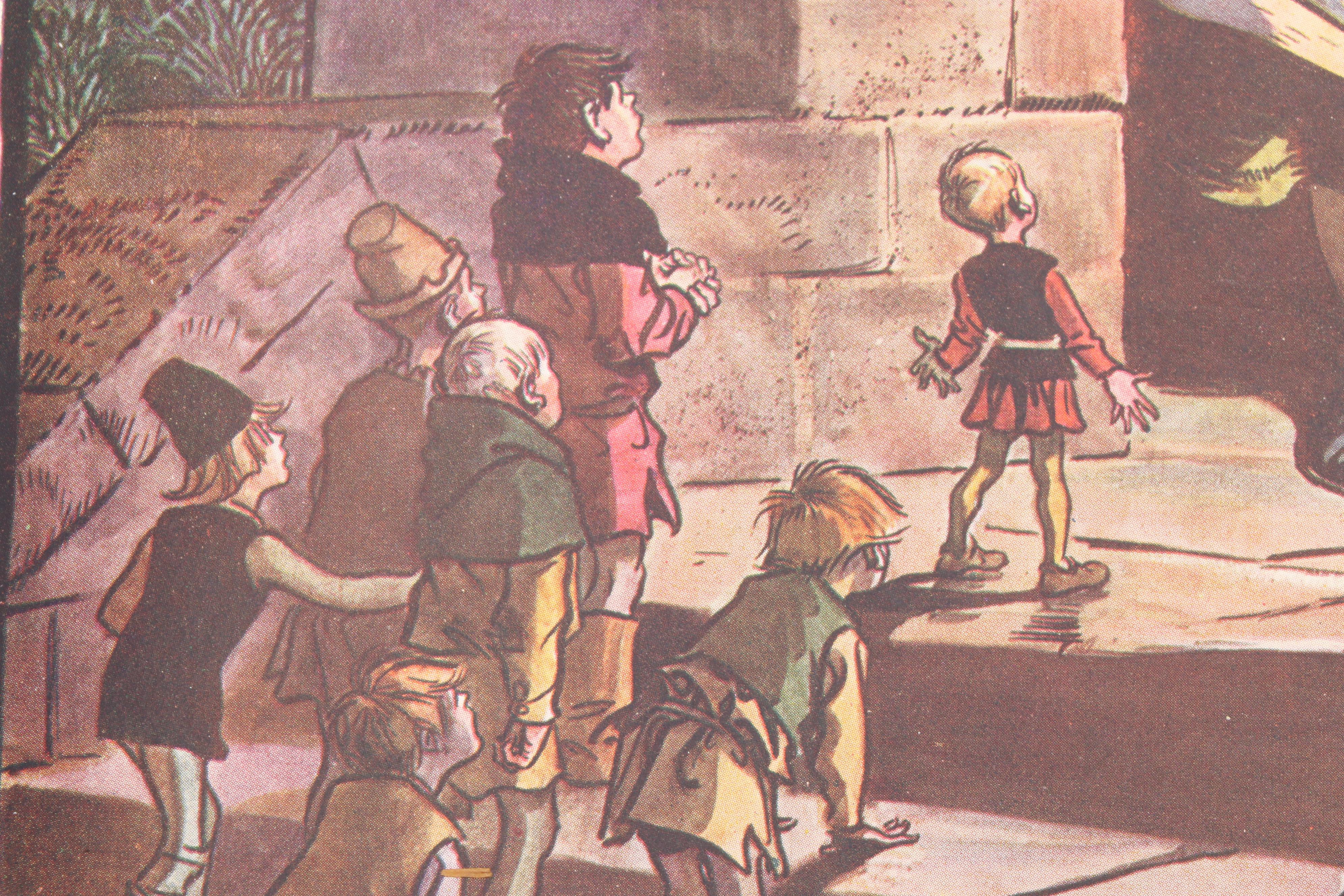 Illustrated "The Book of Fairy Tales" by H. M. Brock, Early 20th Century