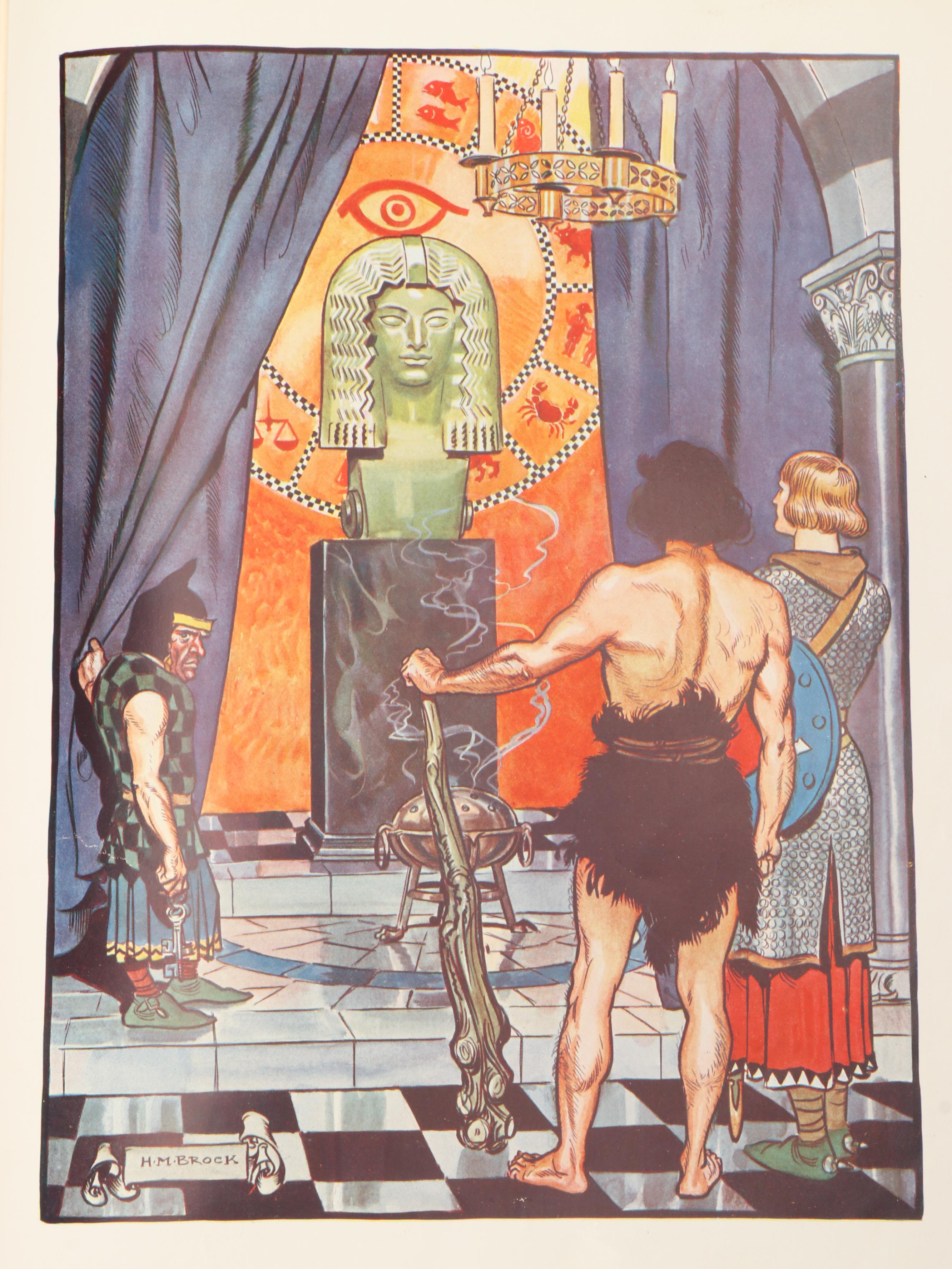 Illustrated "The Book of Fairy Tales" by H. M. Brock, Early 20th Century