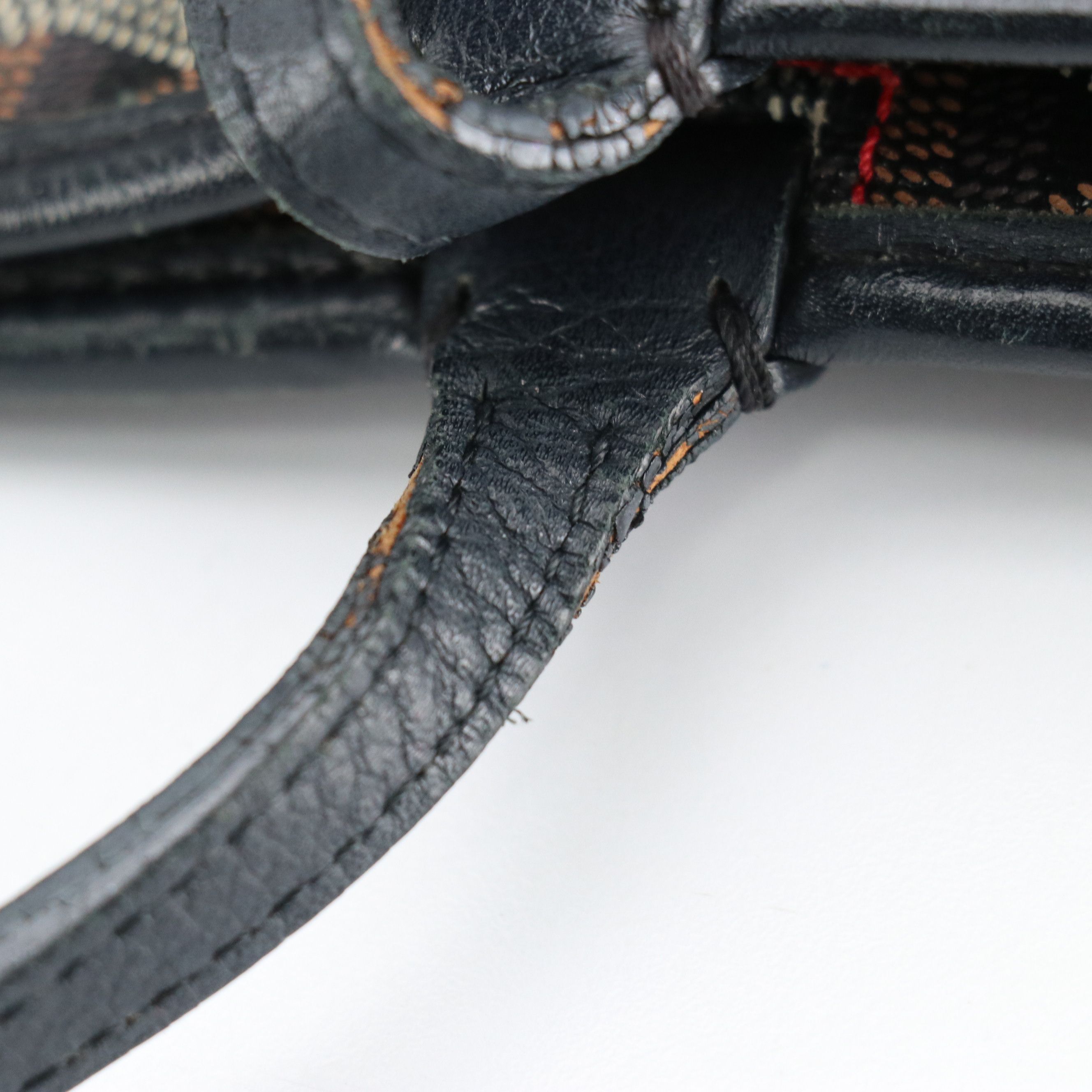 Goyard Saint Louis PM Tote in Black Goyardine Coated Canvas and Leather