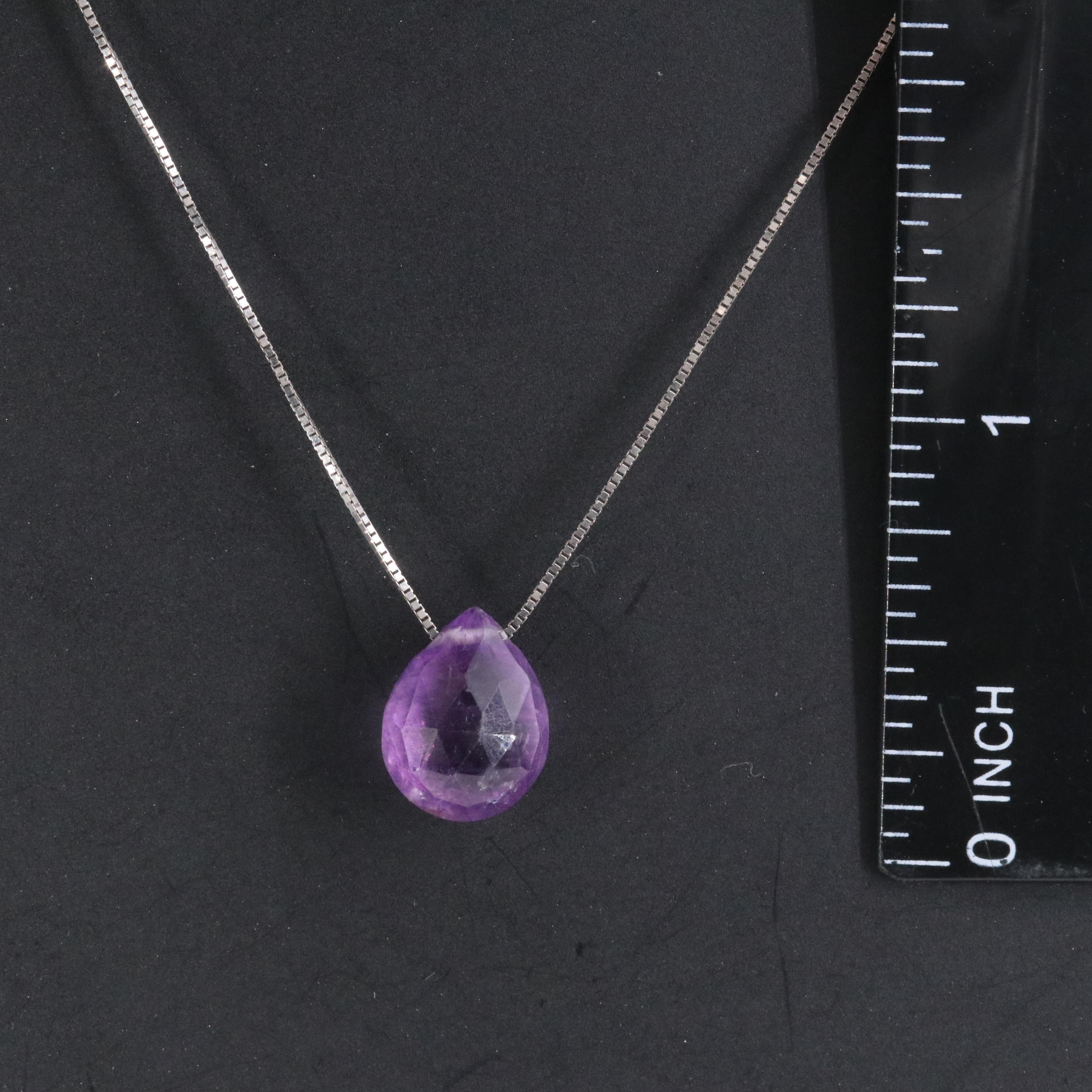14K Amethyst Necklace
