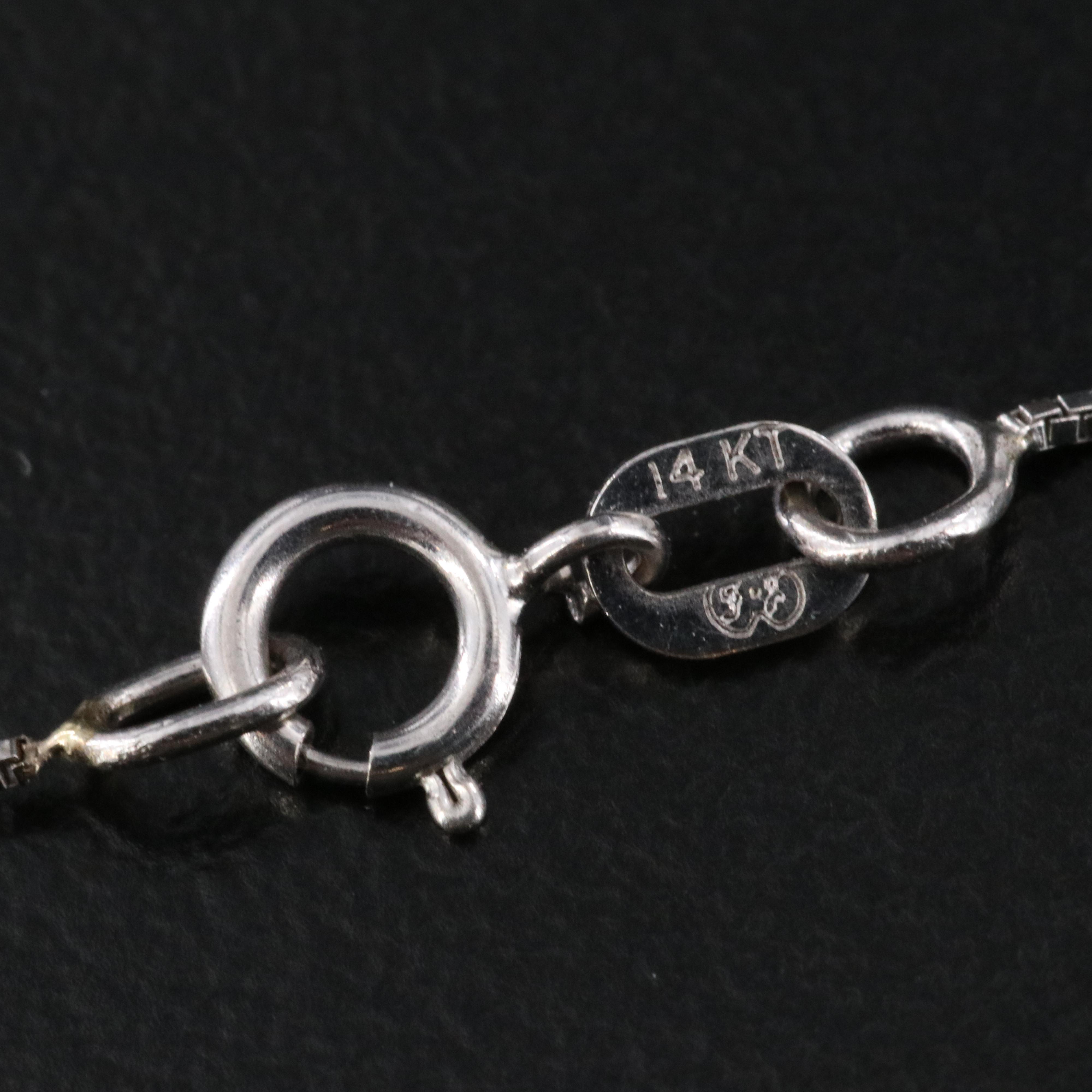 14K Amethyst Necklace