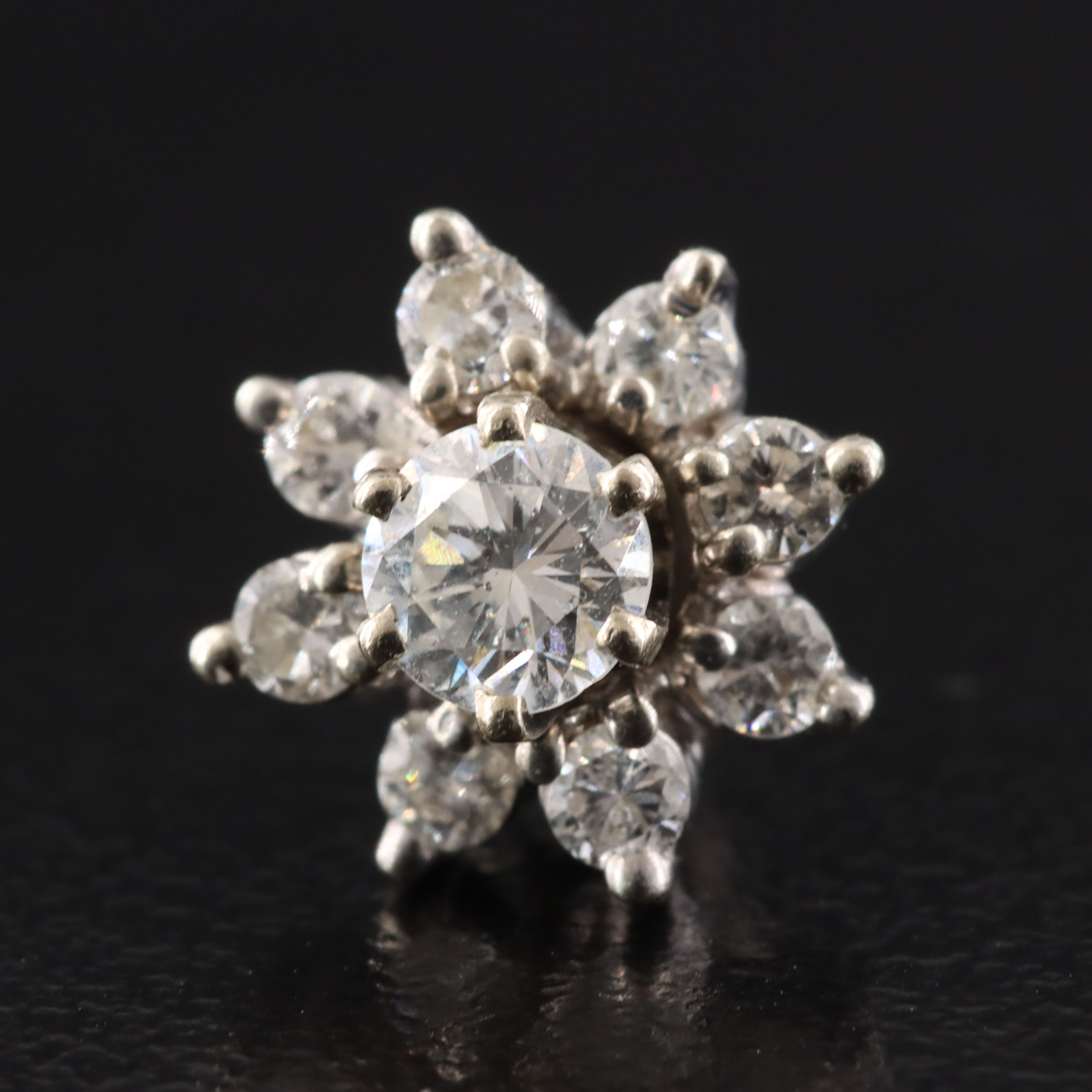 14K 1.02 CTW Diamond Stud Earrings and Jackets