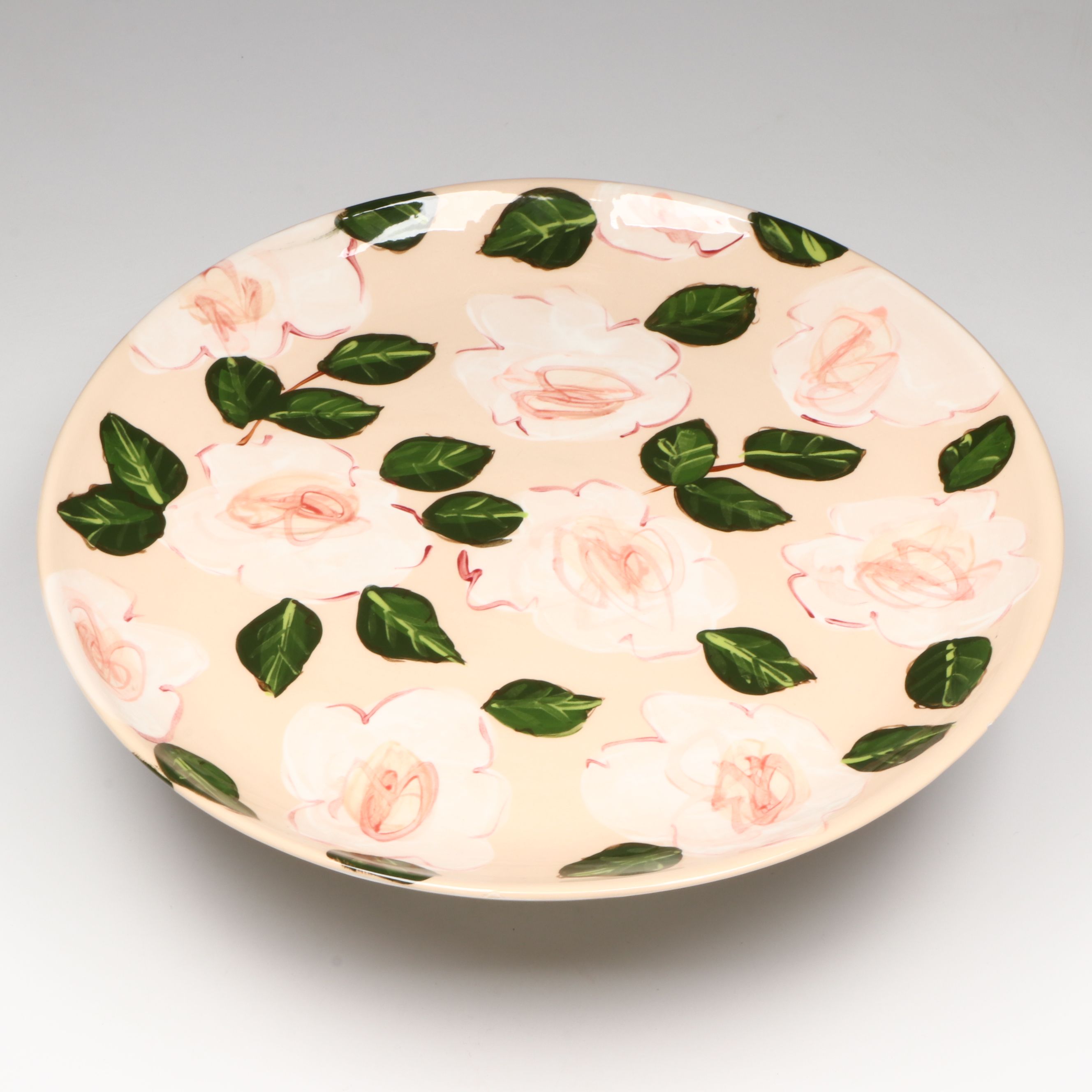 Droll Designs Hand-Painted Cake Platters