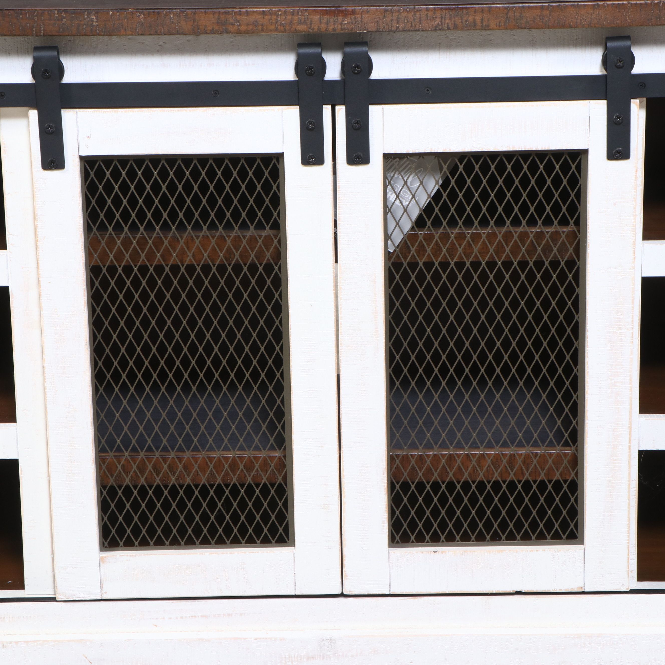 Signature Design by Ashley Furniture Modern Farmhouse Style Media Cabinet