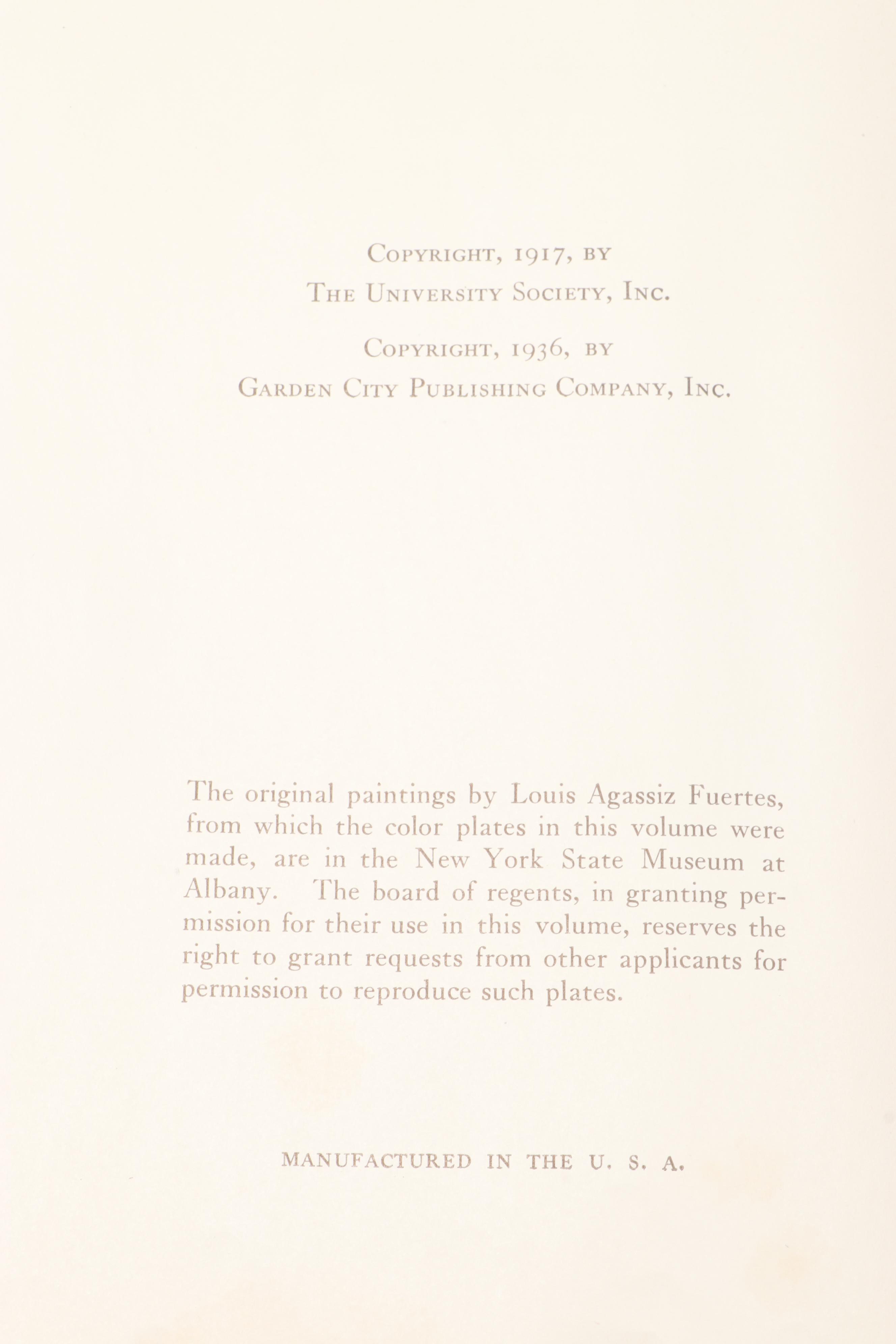 Illustrated "Birds of America" by T. Gilbert Pearson, 1936