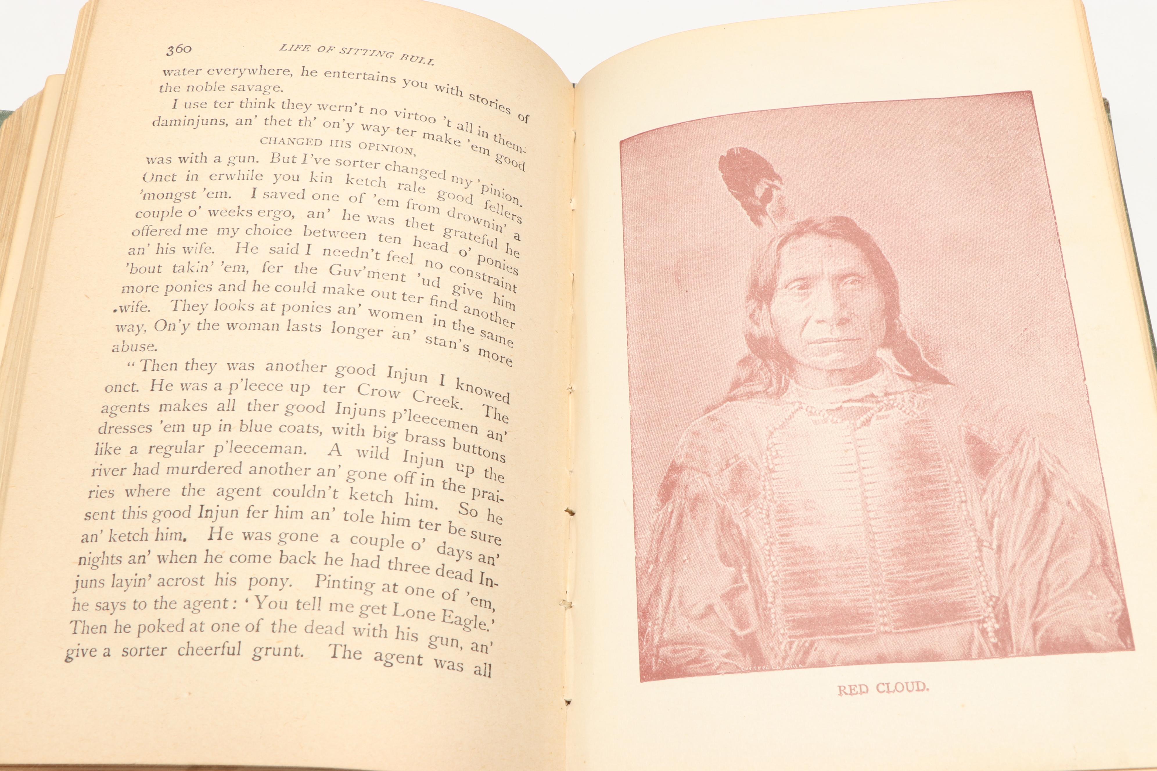 Illustrated "Life of Sitting Bull" by W. Fletcher Johnson, 1891