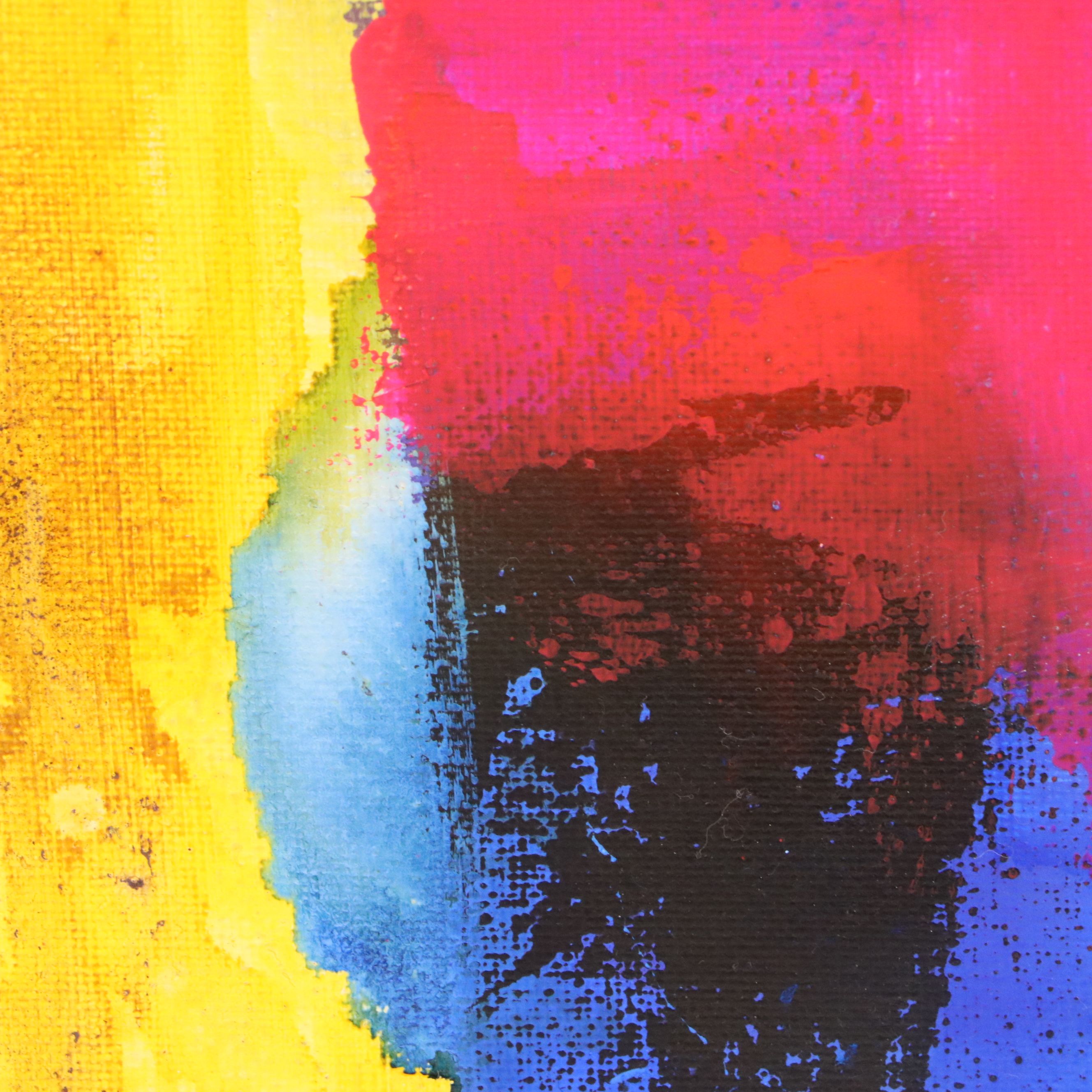 Milagros Pongo Abstract Mixed Media Painting, 2025