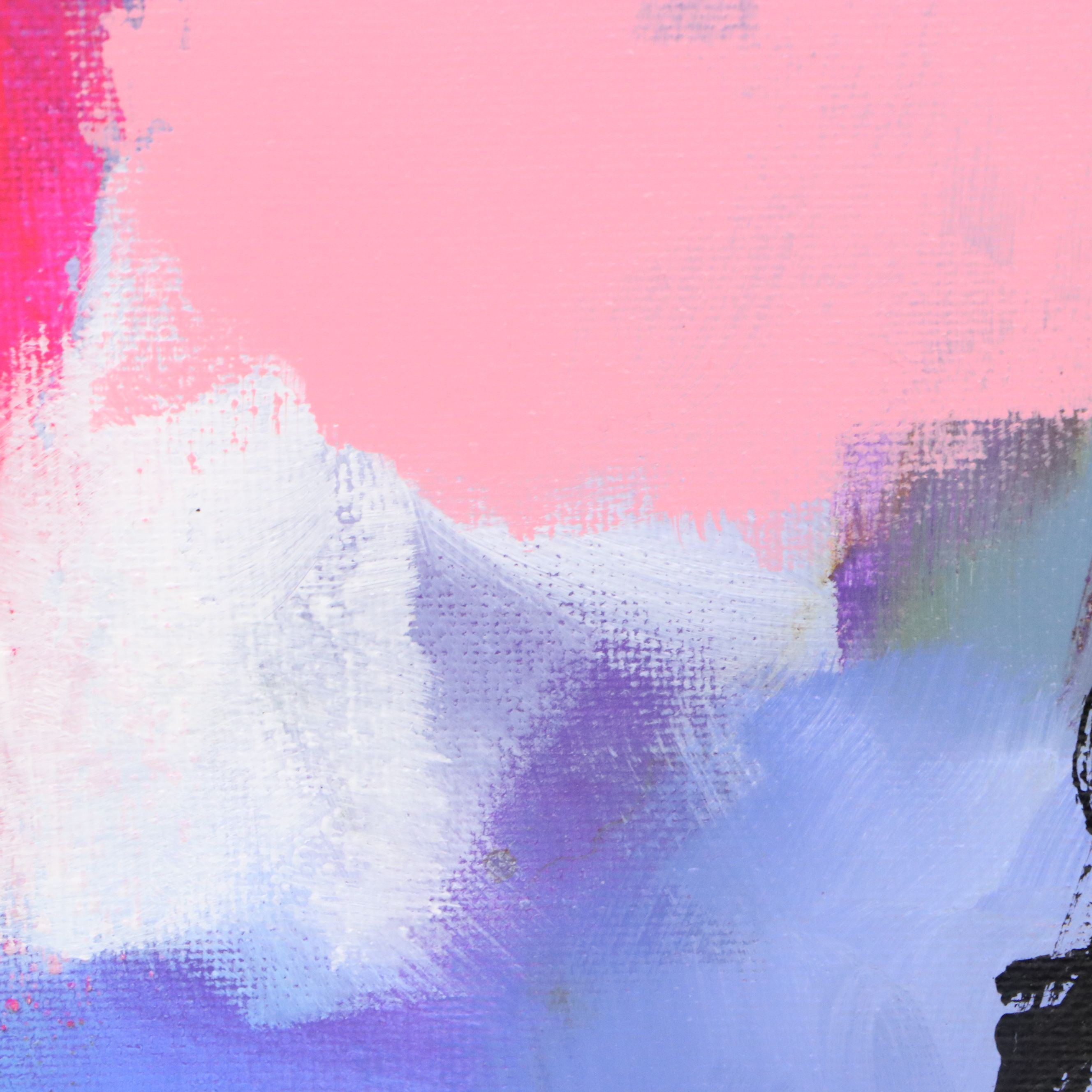 Milagros Pongo Abstract Mixed Media Painting, 2025