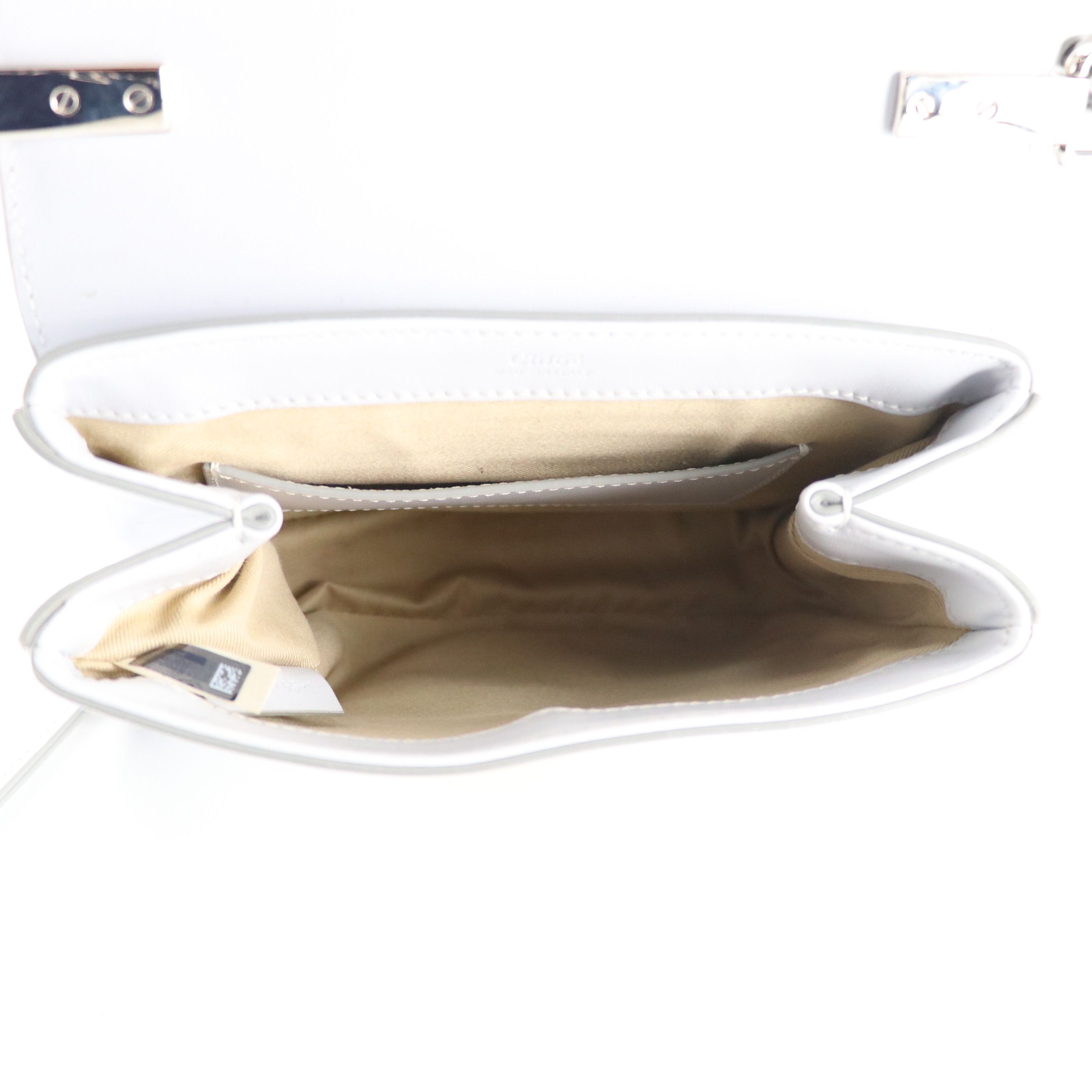 Chloé Double Carry Bag in Pale Blue Smooth Calfskin Leather