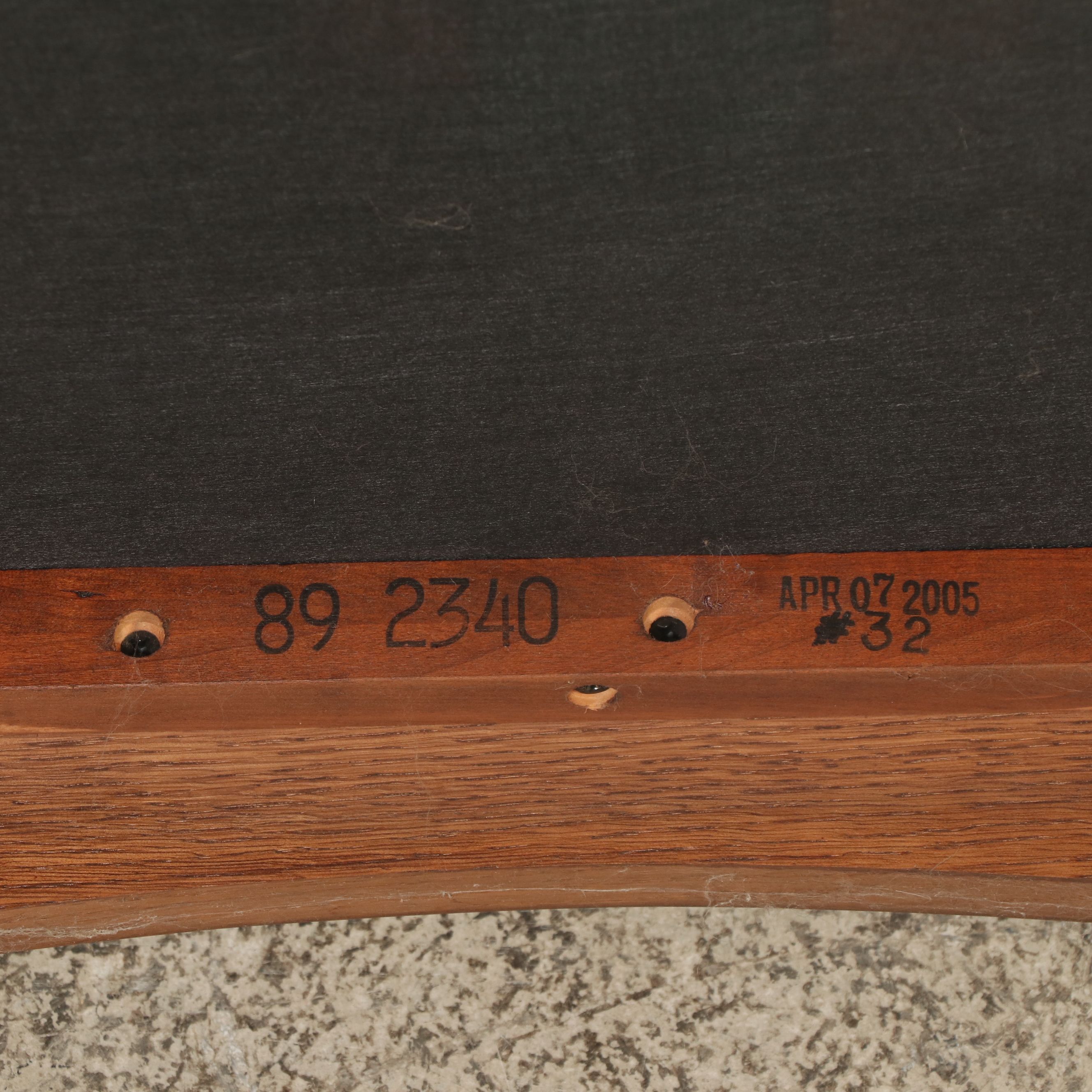 Stickley Craftsman Style Oak Armchair and Ottoman, 2005