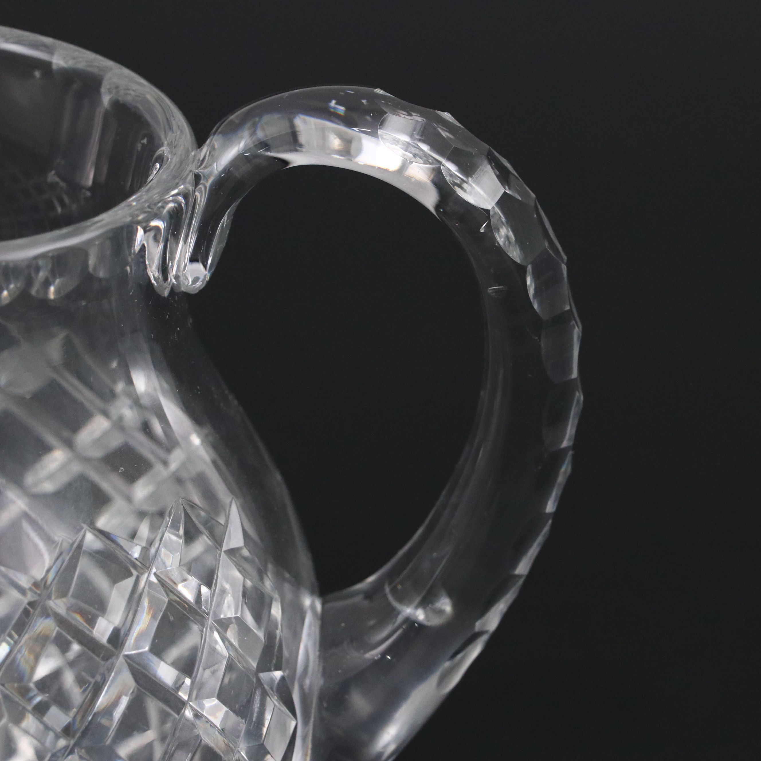 Baccarat Crystal Jam Jar with Crystal Pitcher and Vase