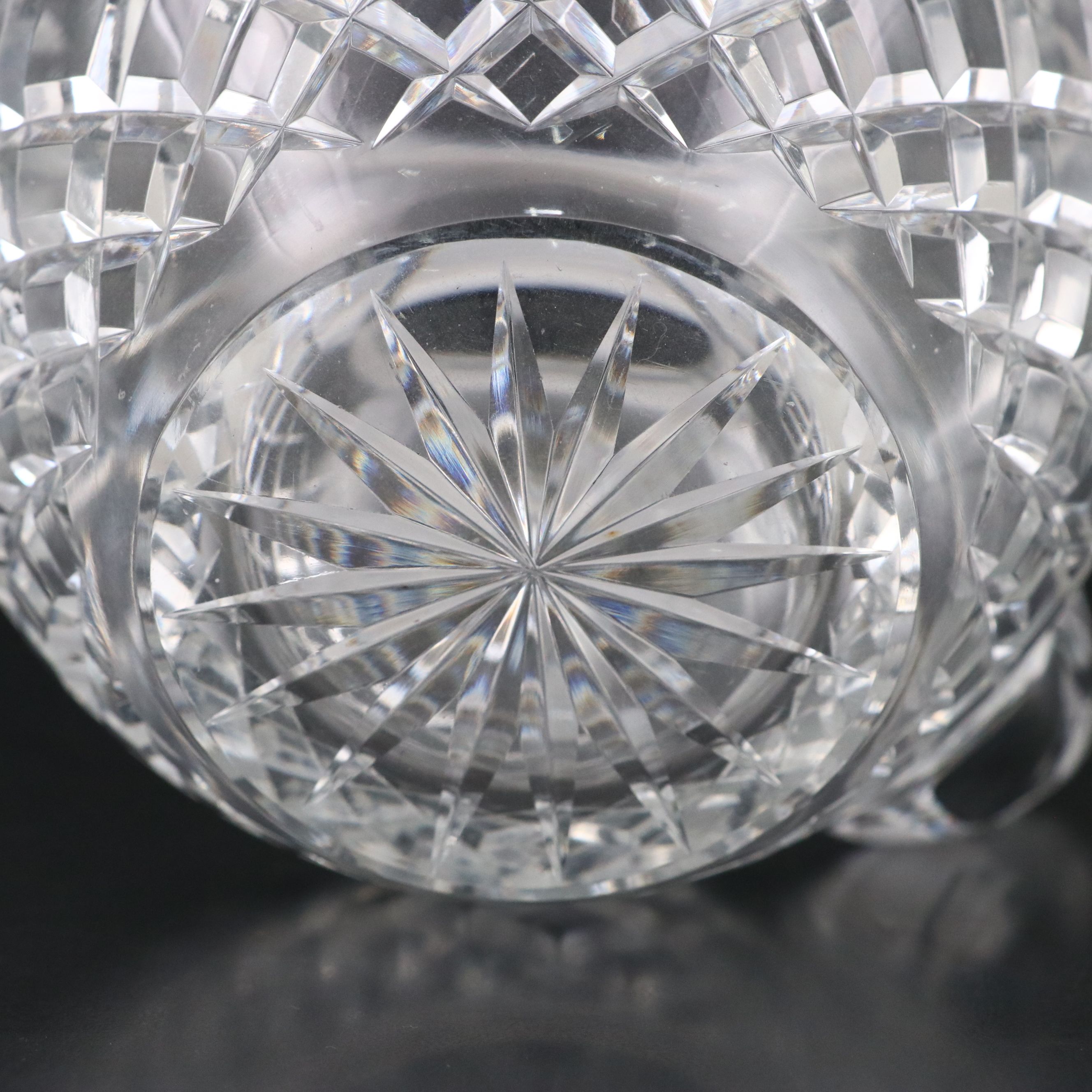 Baccarat Crystal Jam Jar with Crystal Pitcher and Vase