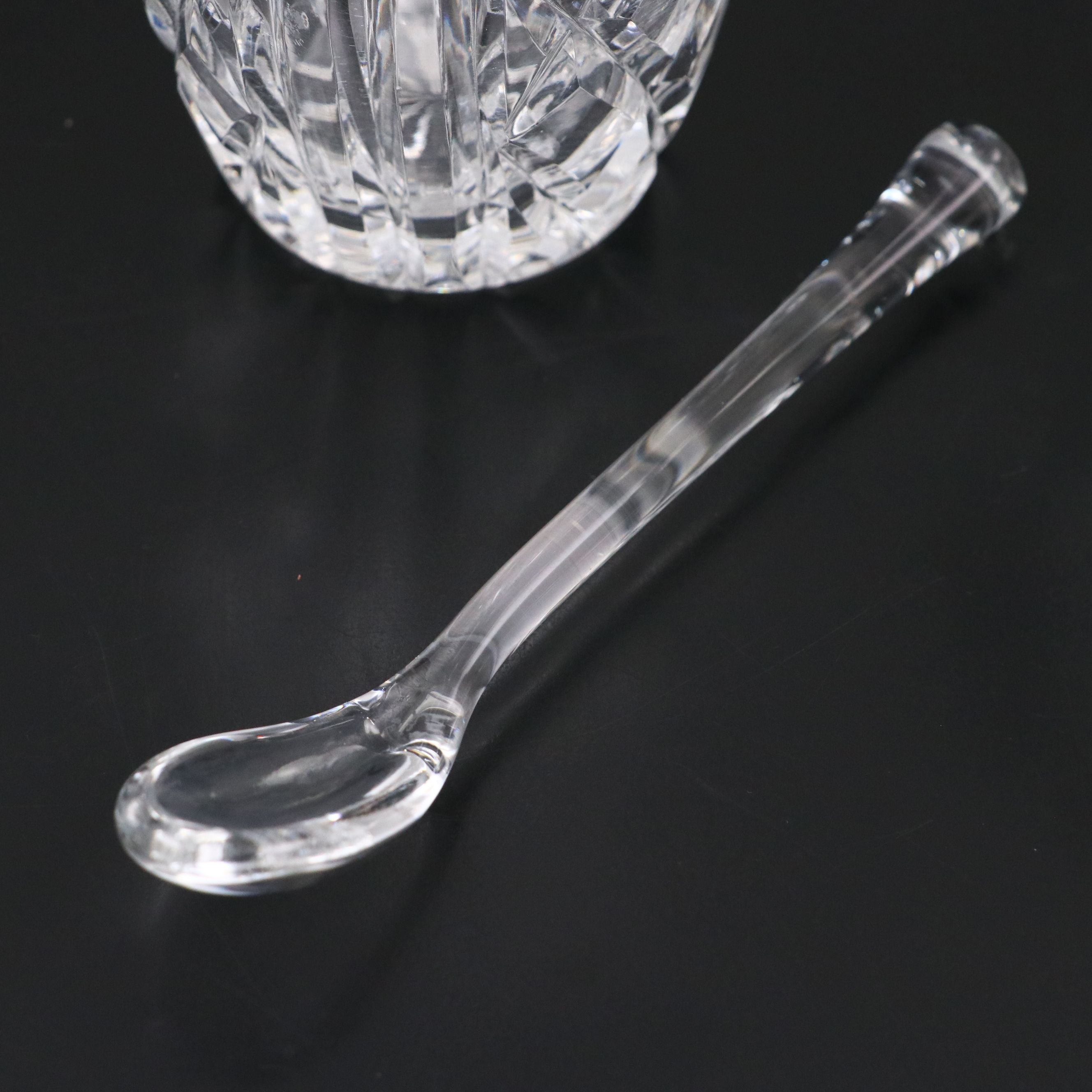Baccarat Crystal Jam Jar with Crystal Pitcher and Vase