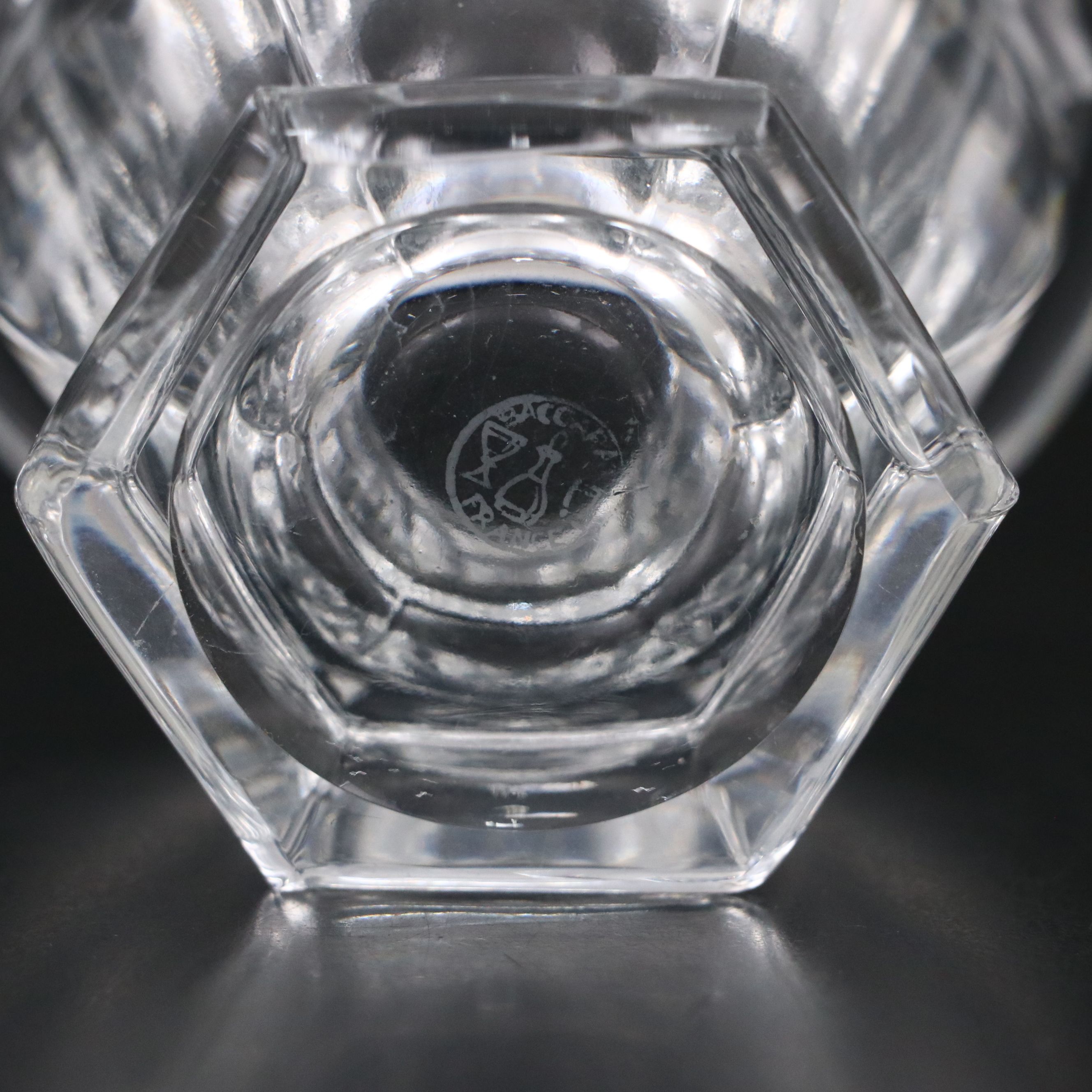 Baccarat Crystal Jam Jar with Crystal Pitcher and Vase