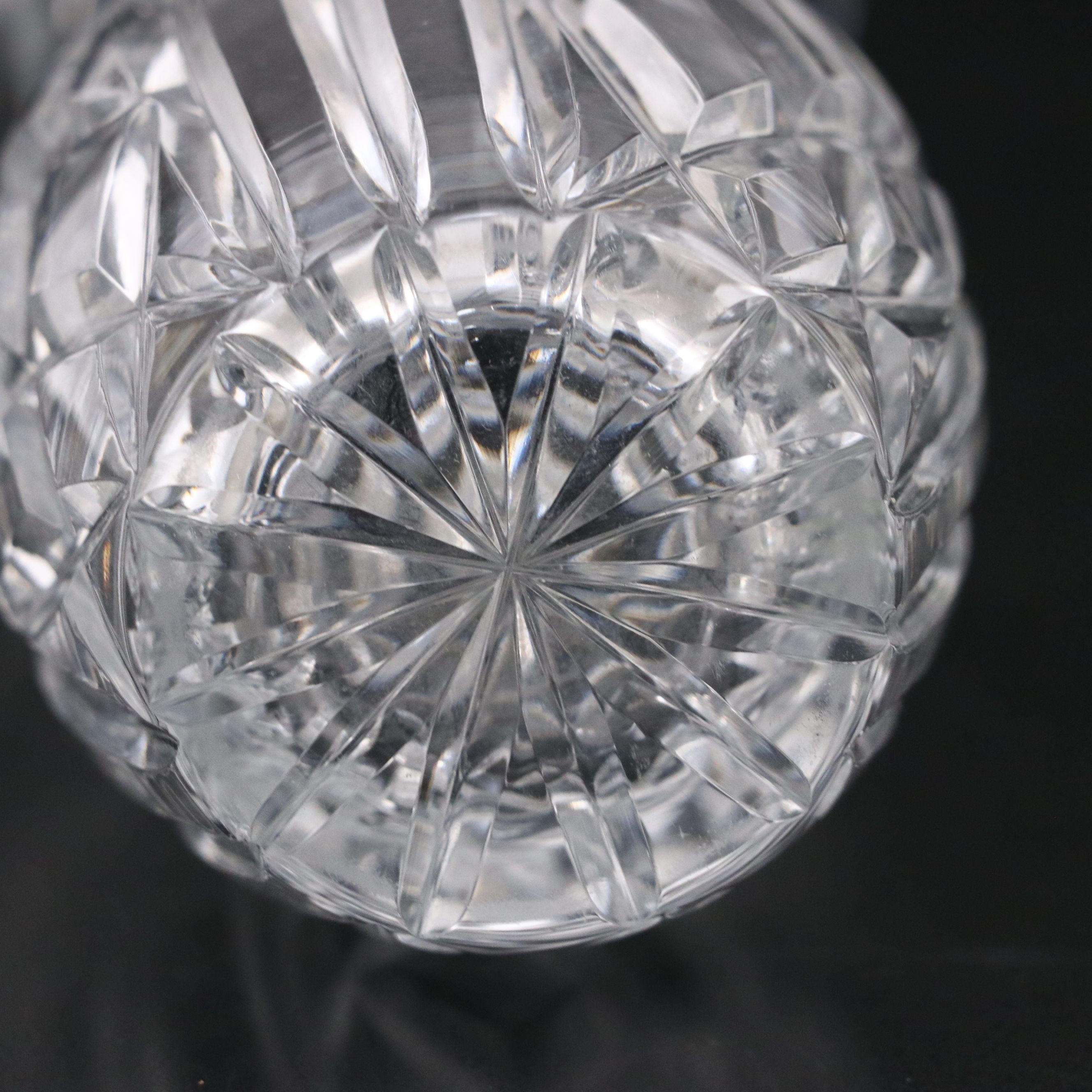 Baccarat Crystal Jam Jar with Crystal Pitcher and Vase