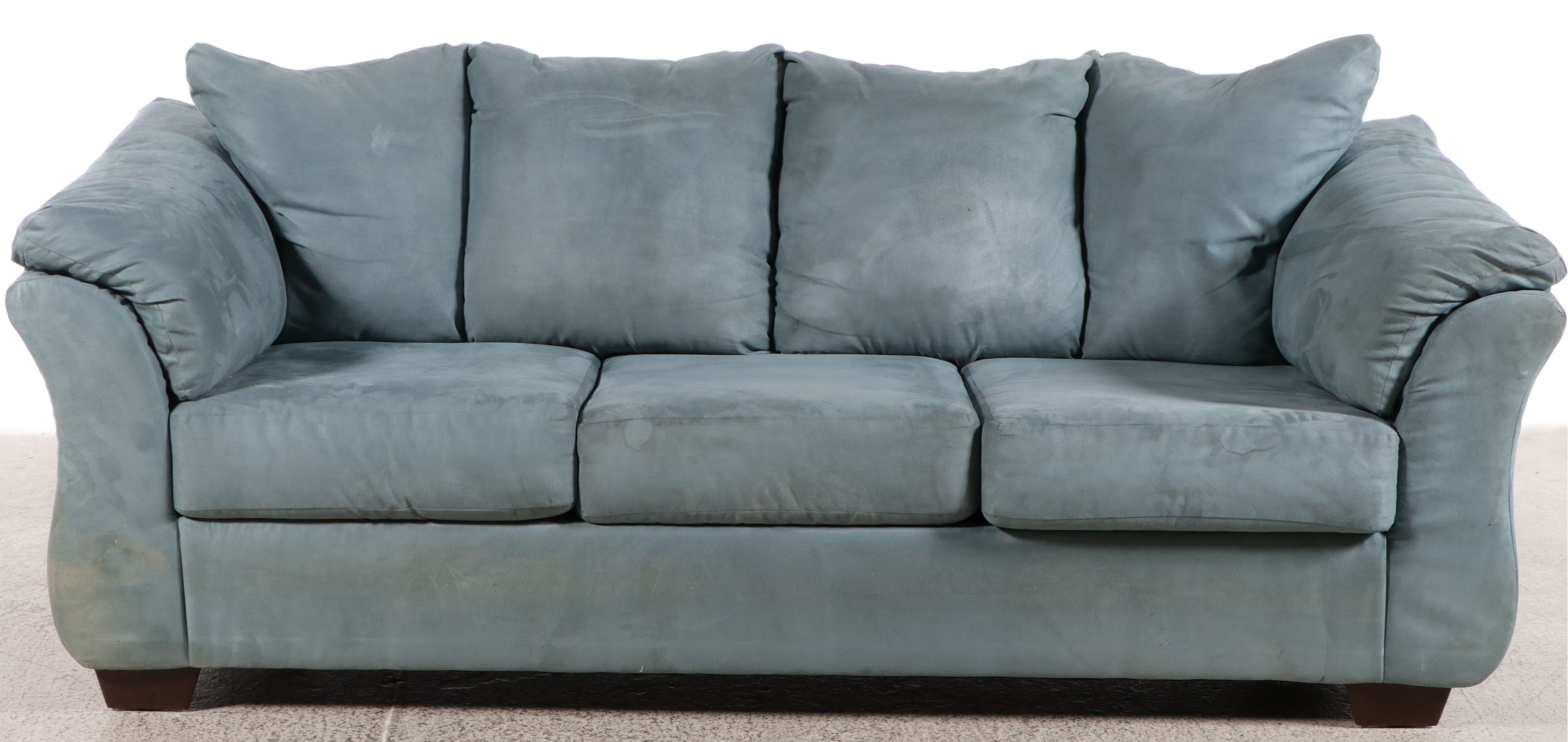 Overstuffed Upholstered Sofa