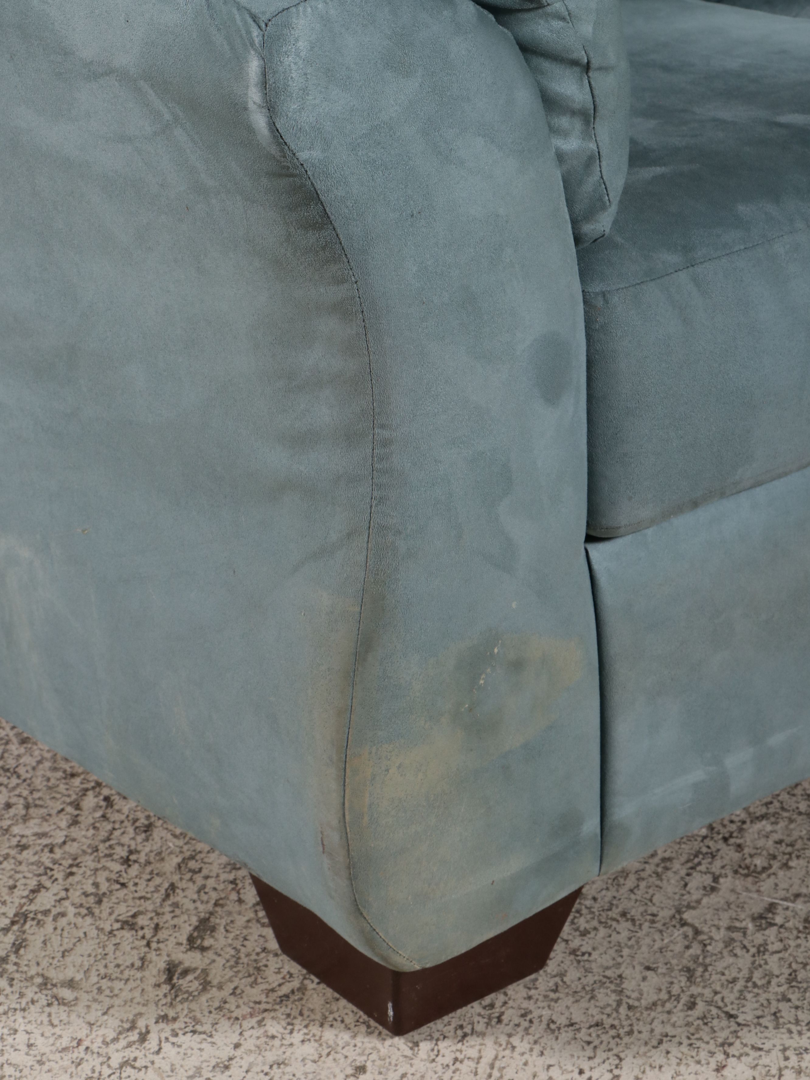 Overstuffed Upholstered Sofa