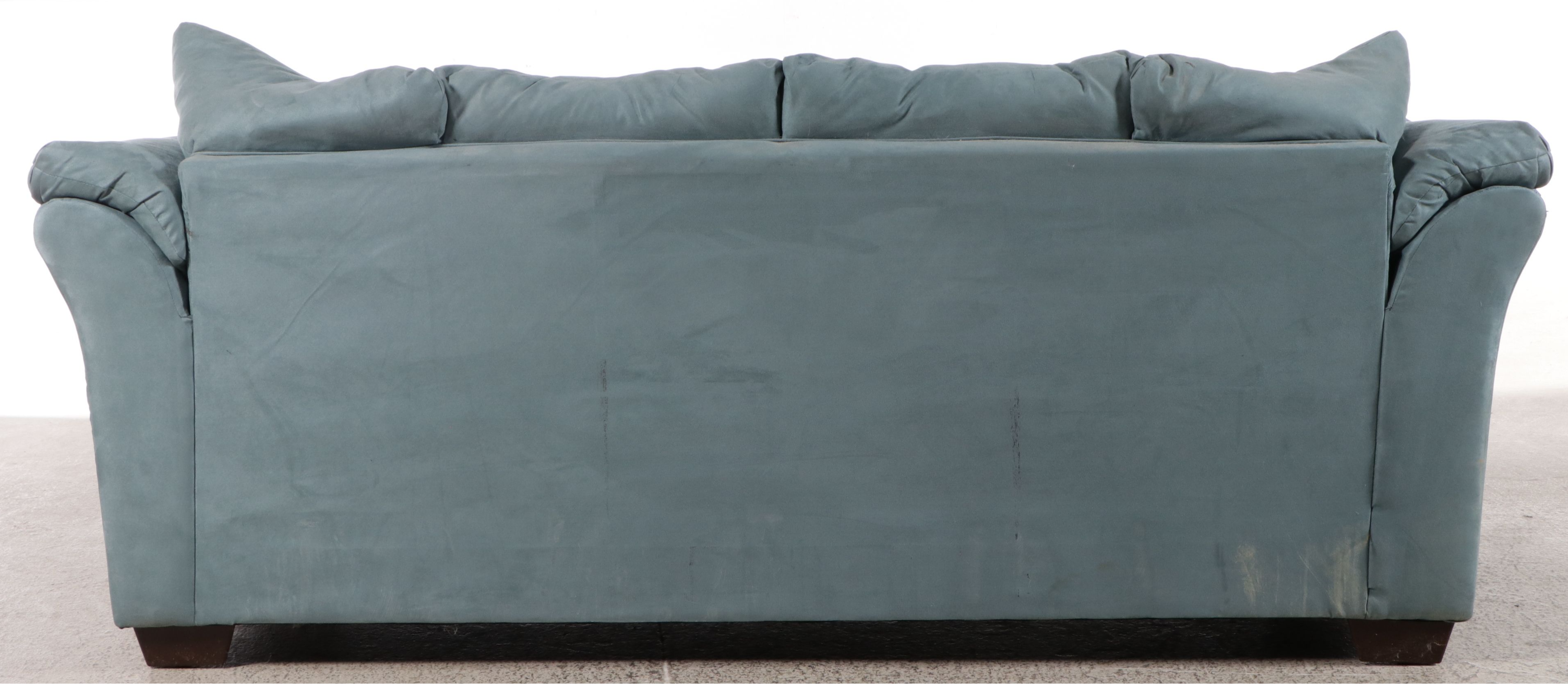 Overstuffed Upholstered Sofa