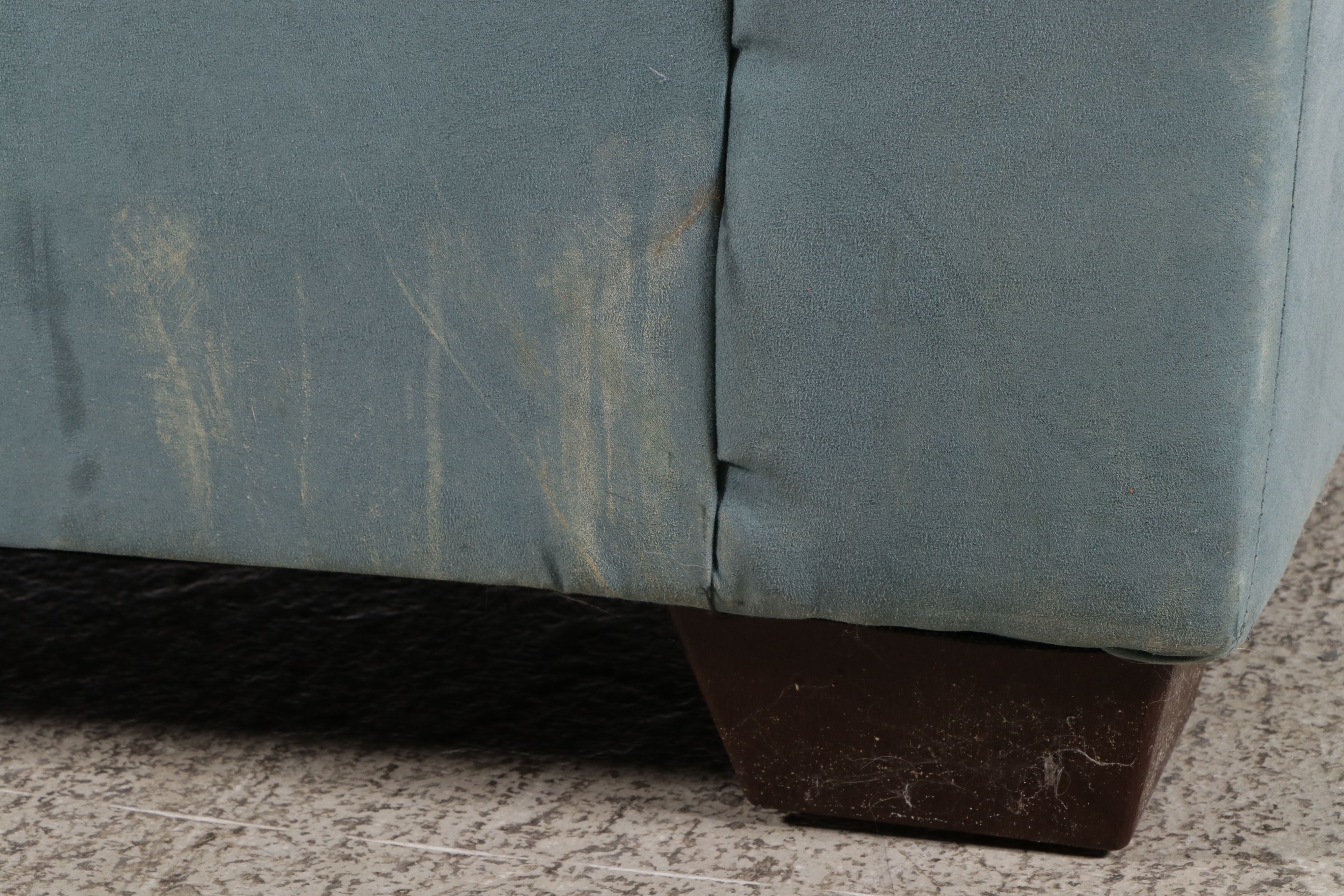 Overstuffed Upholstered Sofa