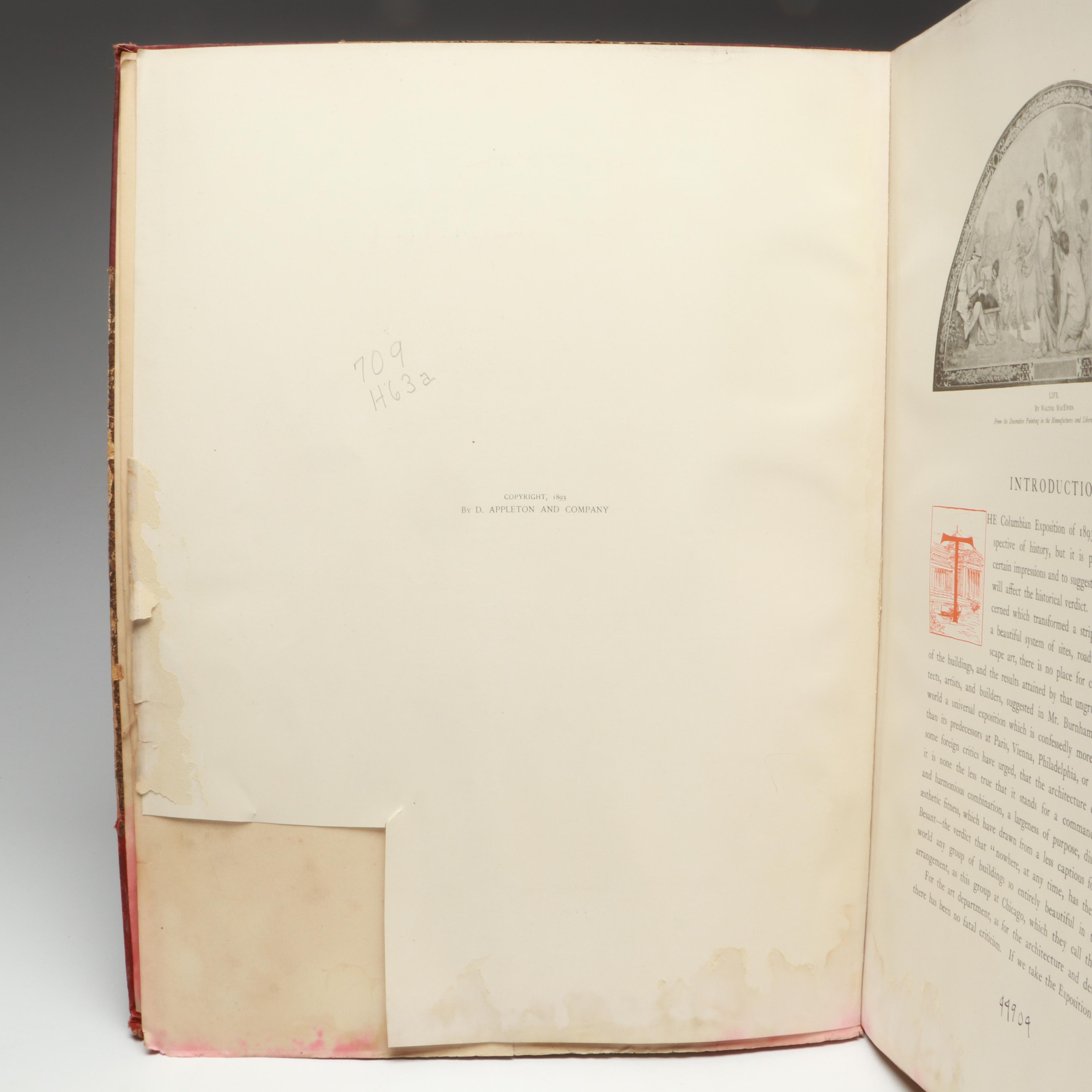 "The Art of the World" Book Series for the World's Colombian Exposition, 1894