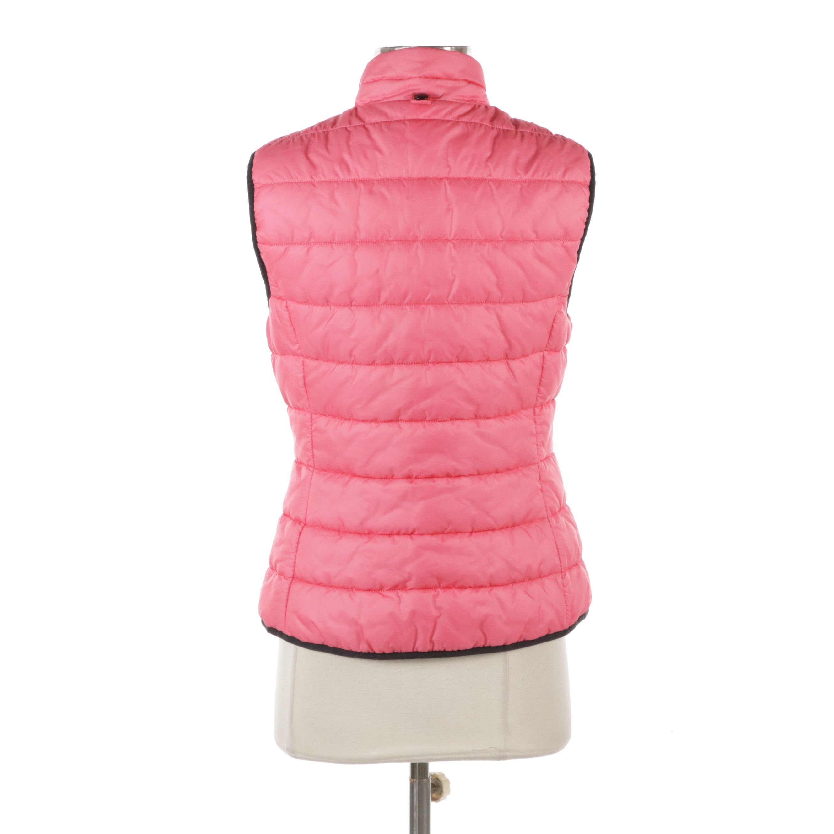 Moose Knuckles Pink Nylon Puffer Vest