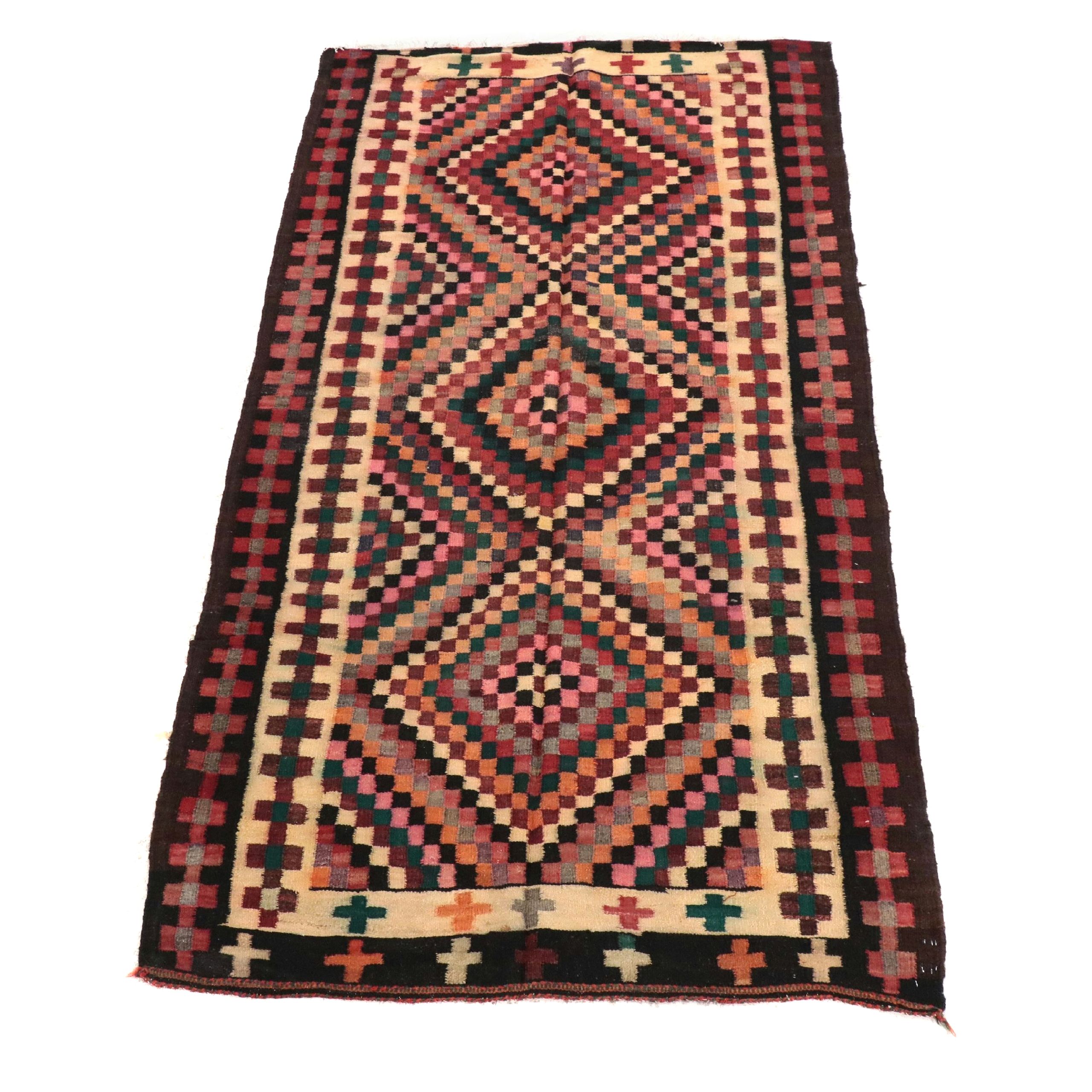 5'4 x 10'5 Handwoven Turkish Kilim Area Rug