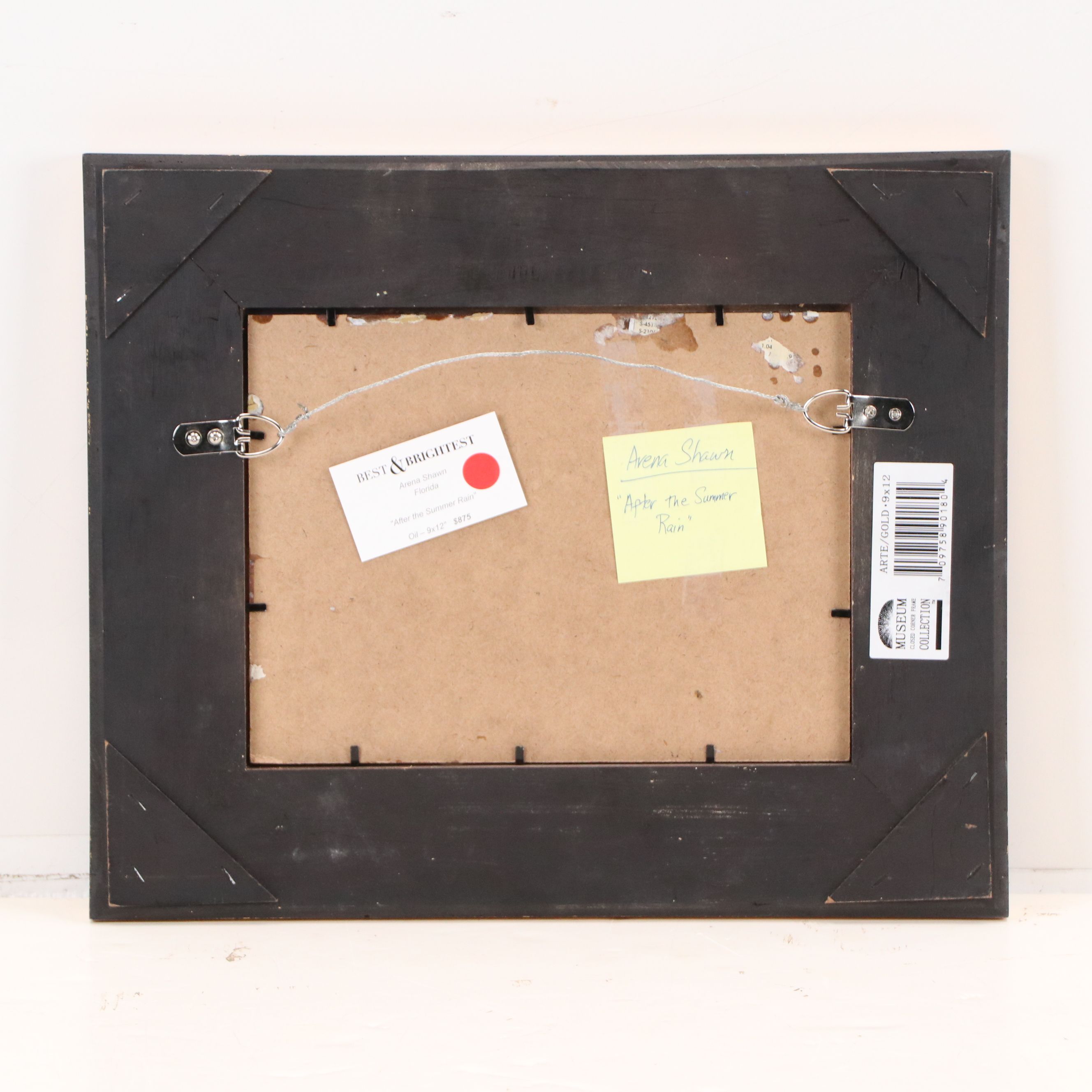 Arena Shawn Floral Still Life Oil Painting "After the Summer Rain"