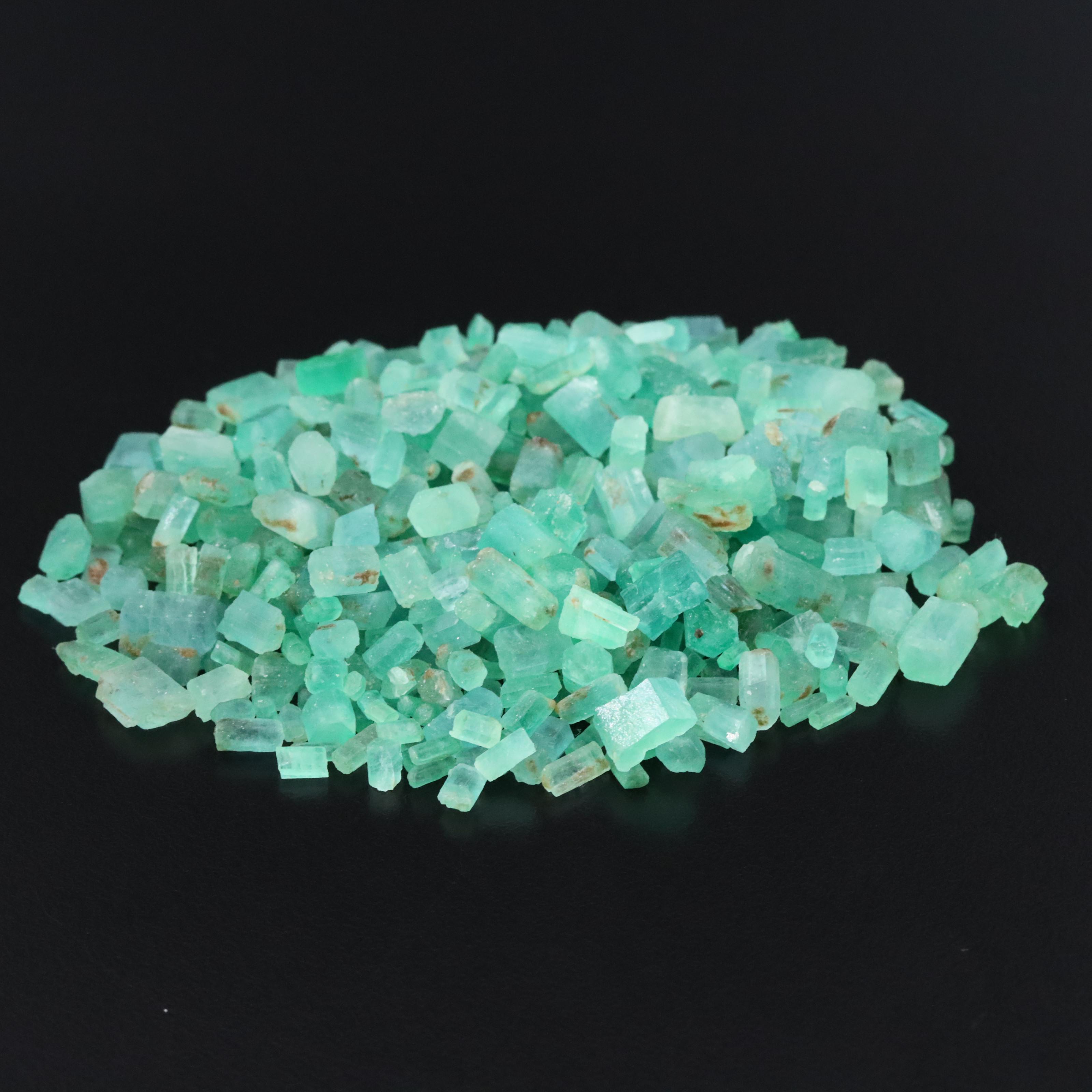 Loose 150.58 CTW Rough Emeralds