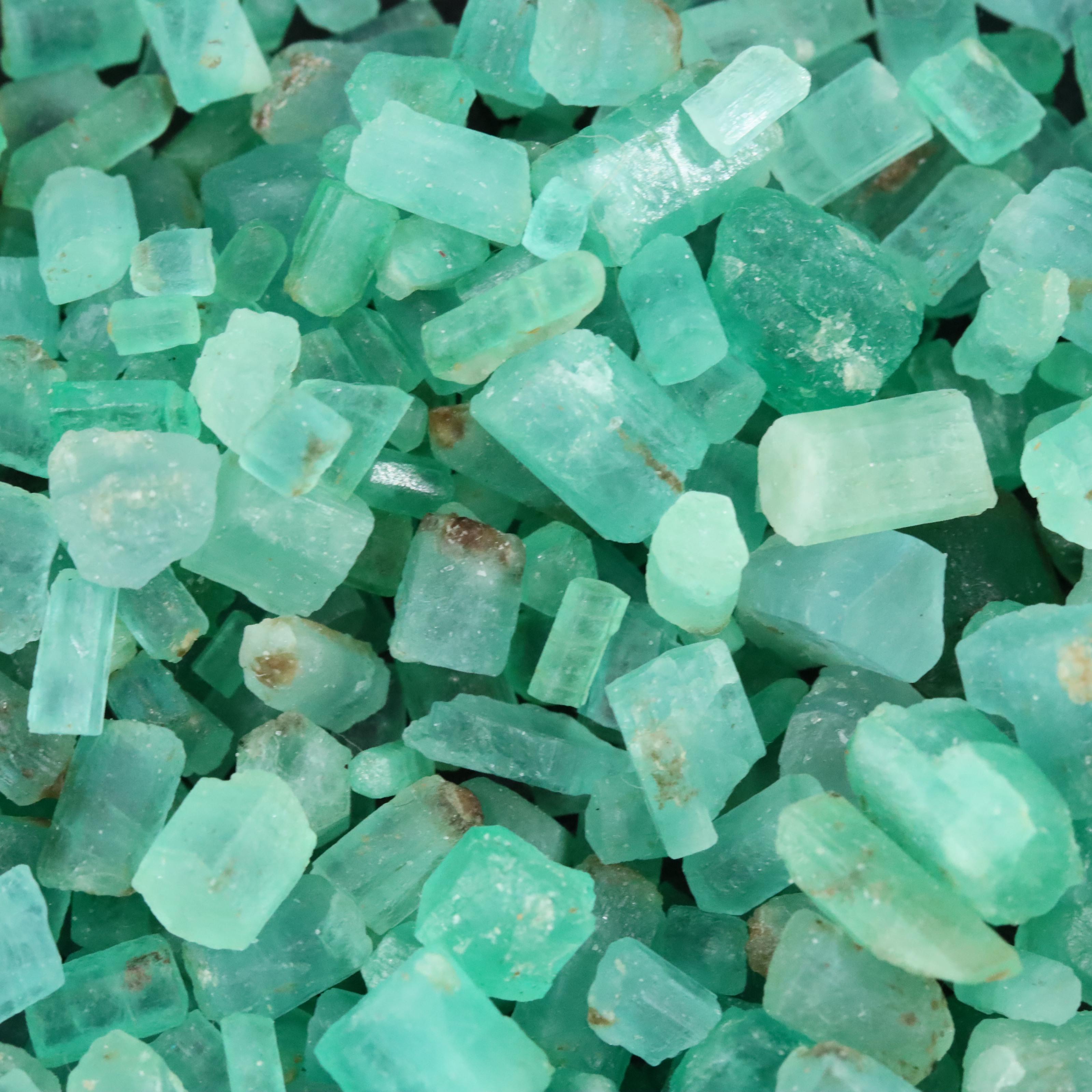 Loose 150.58 CTW Rough Emeralds