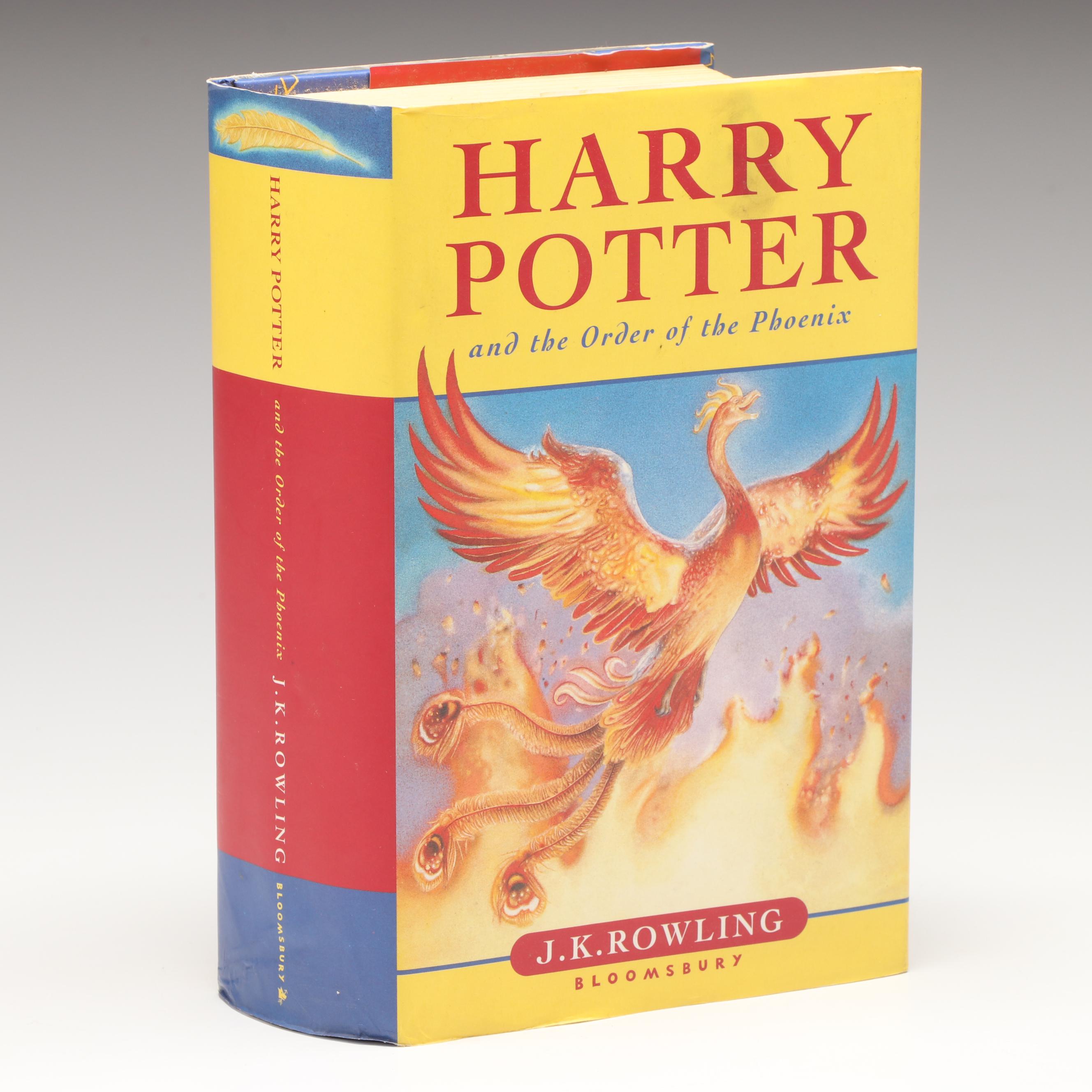 First Edition "Harry Potter and the Order of the Phoenix" by J. K. Rowling