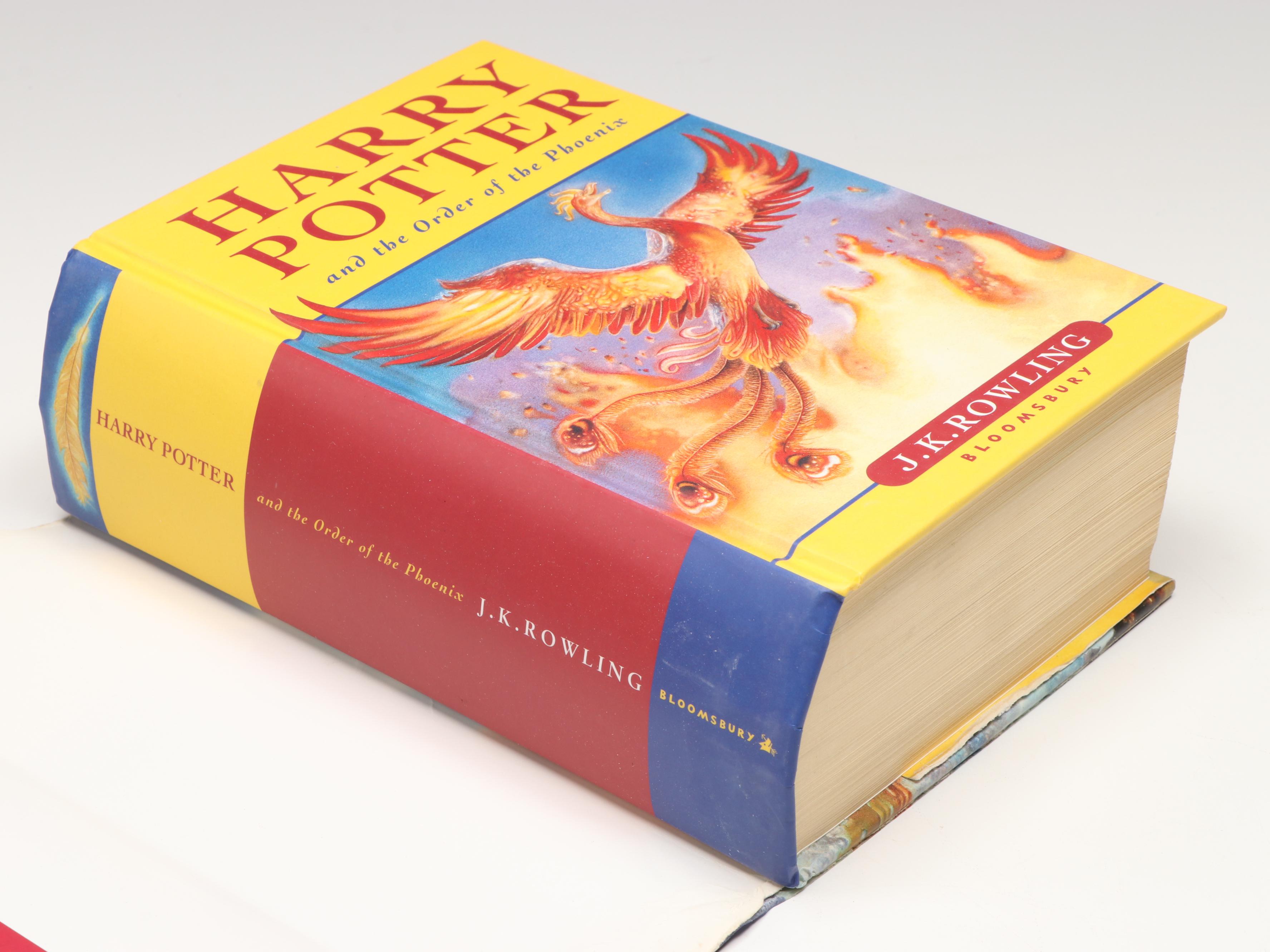 First Edition "Harry Potter and the Order of the Phoenix" by J. K. Rowling