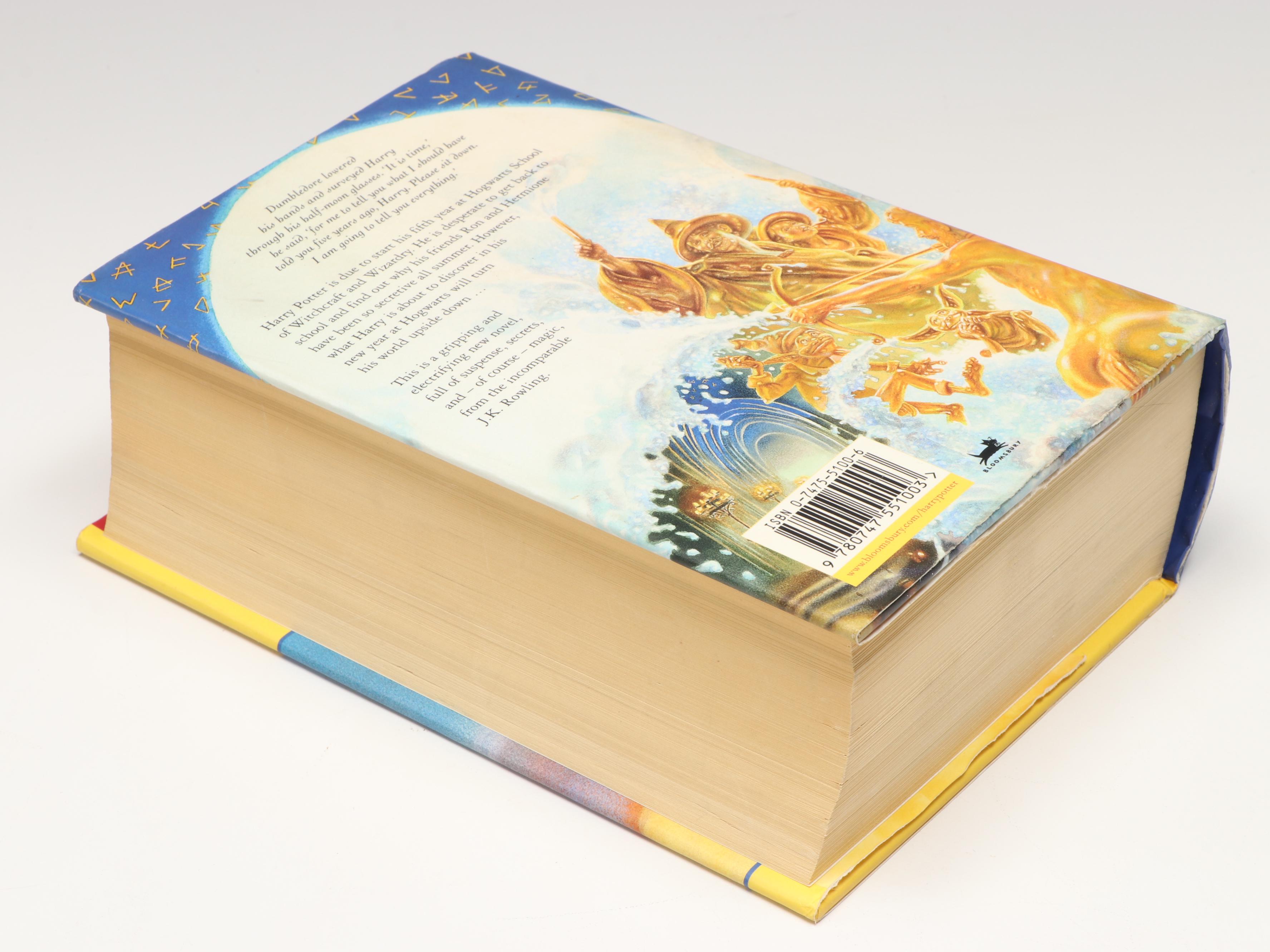 First Edition "Harry Potter and the Order of the Phoenix" by J. K. Rowling