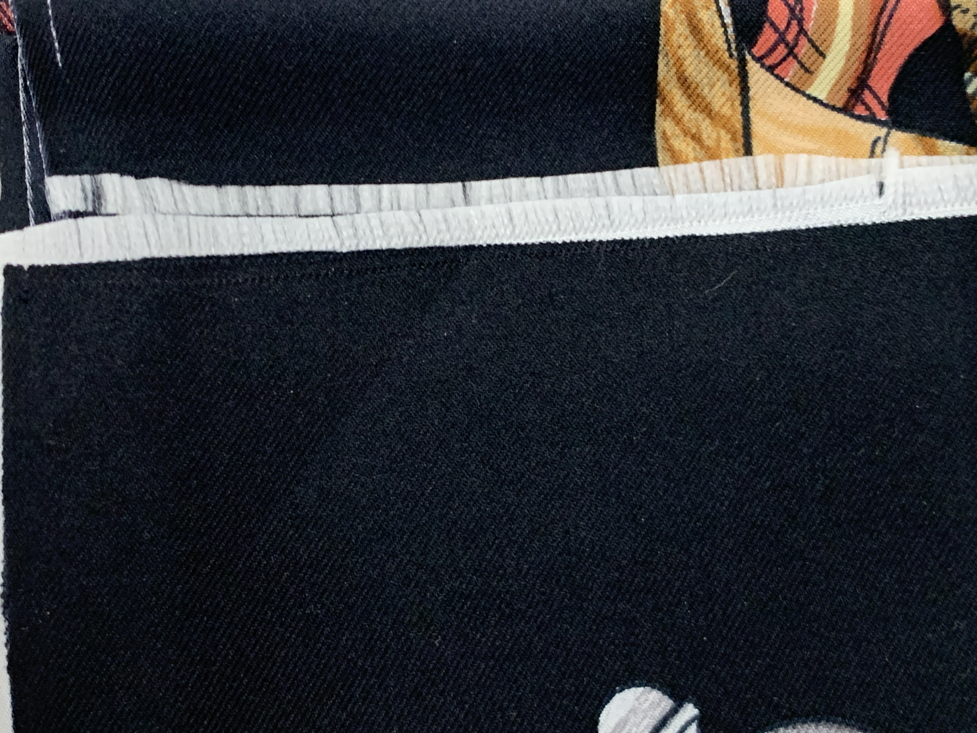 "Scotland" Silk Twill Panel Attributed to Hermès